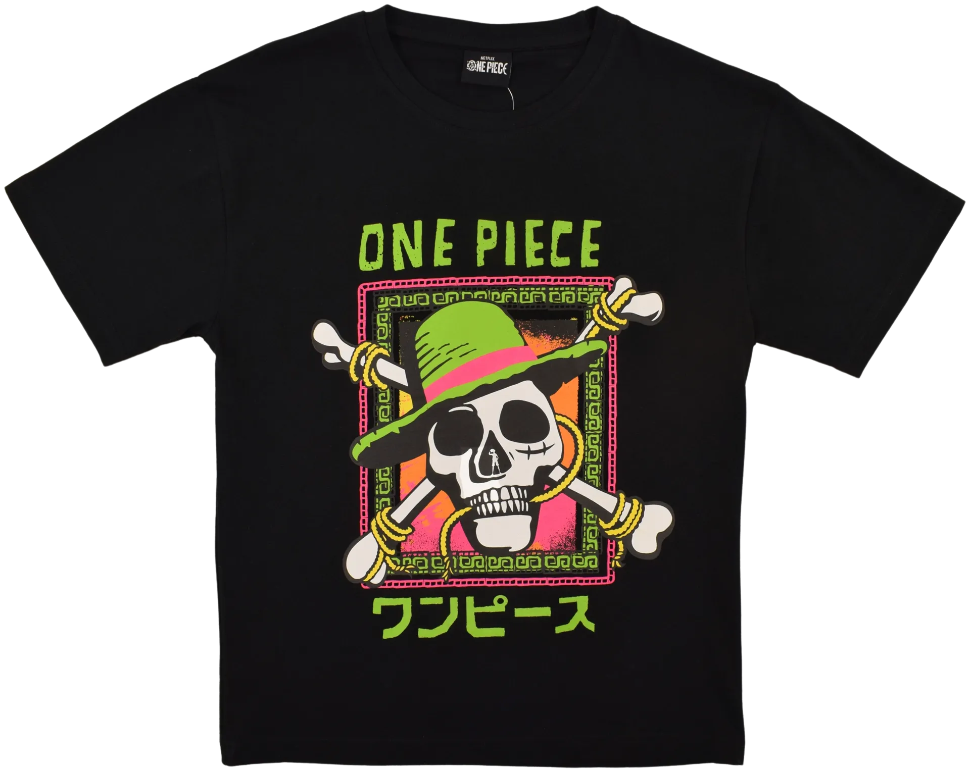 One Piece nuorten t-paita - BLACK