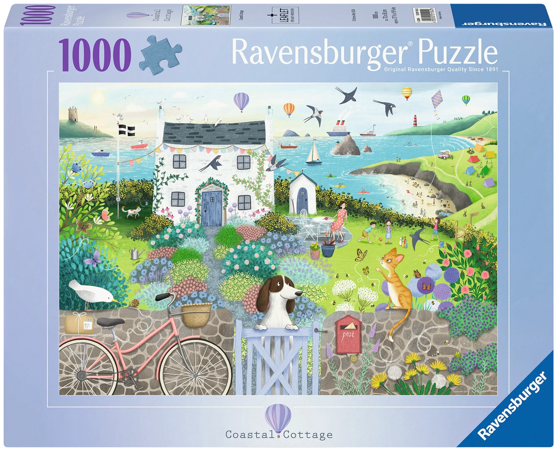 Ravensburger palapeli 1000 palaa, erilaisia - 8