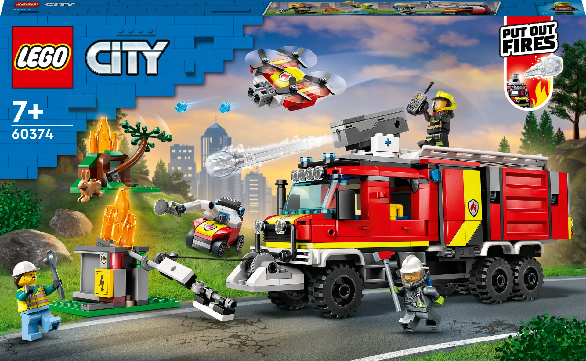 LEGO® City 60374 Palokunnan johtoauto - 1