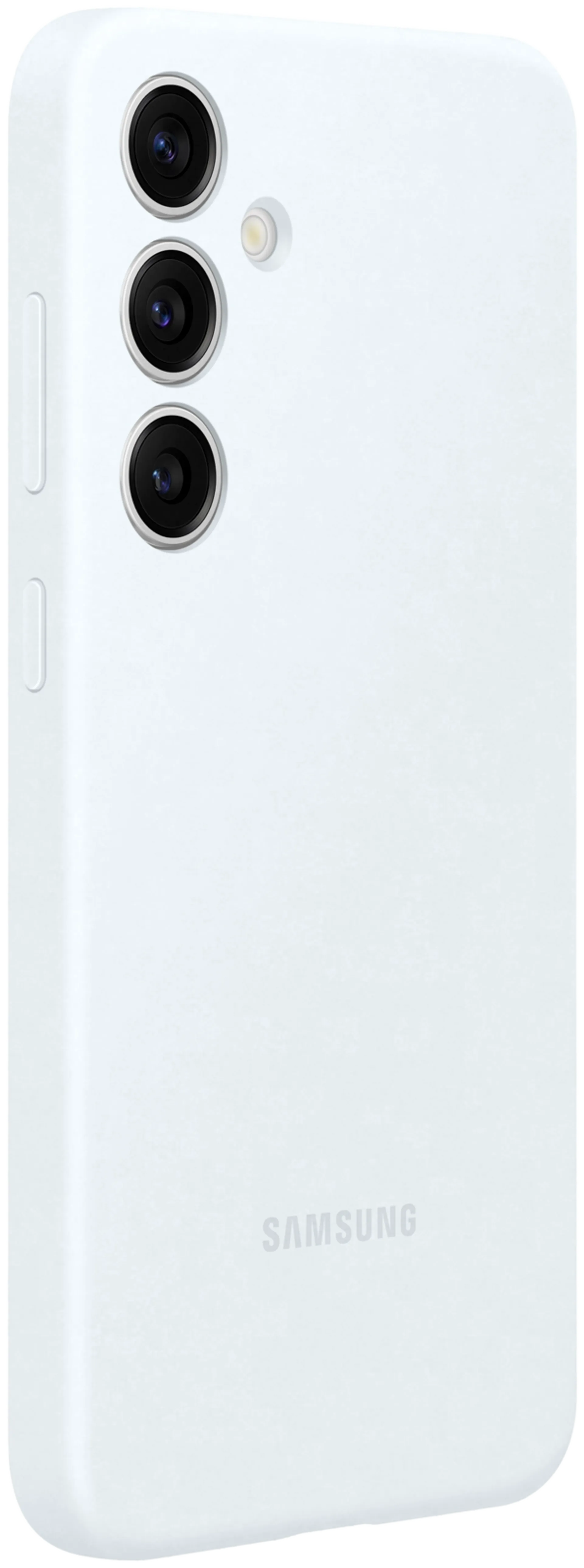 Samsung S24+ silikonisuoja valkoinen - 3