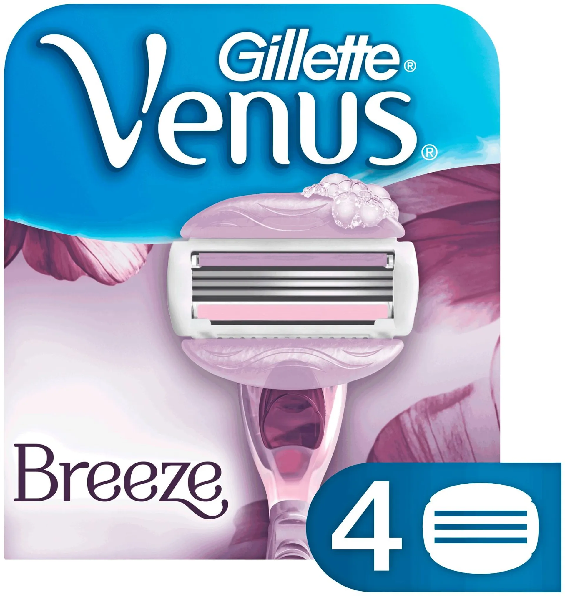 Gillette Venus Comfortglide Breeze 4kpl terä - 2