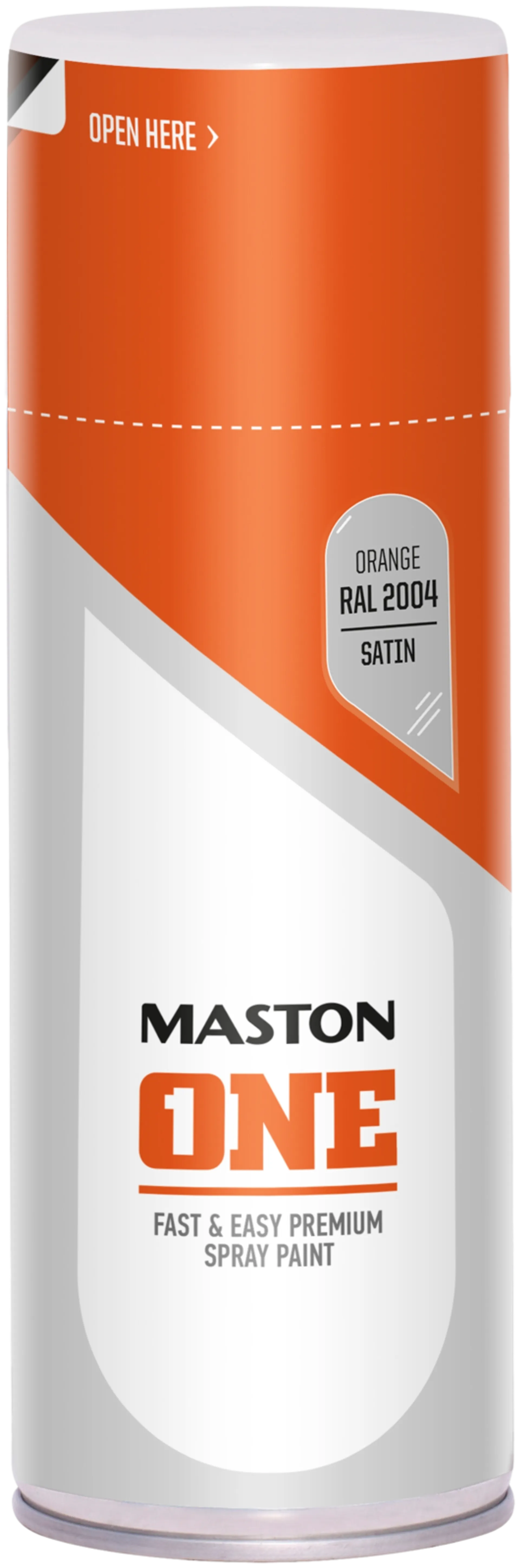 Maston 400ml One spraymaali satiini oranssi