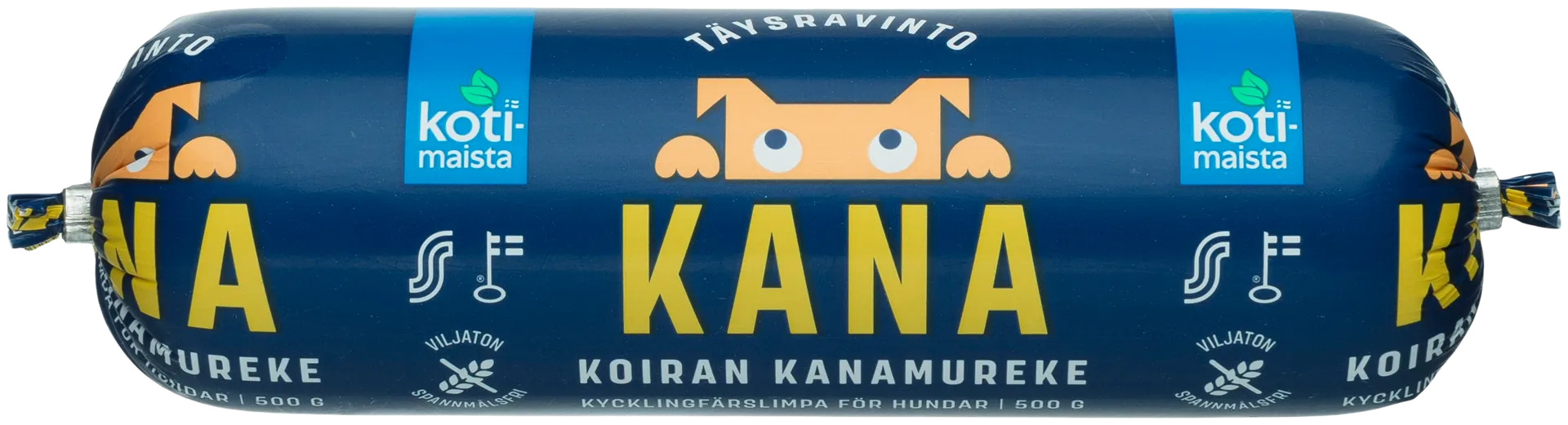 Kotimaista Koiran kanamureke täysravinto 500g - 1