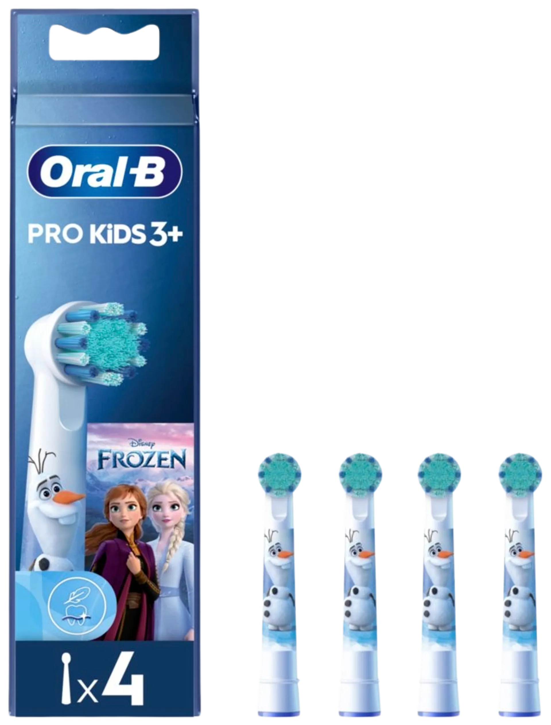 Oral-B lasten vaihtoharjat Frozen 4 kpl - 1