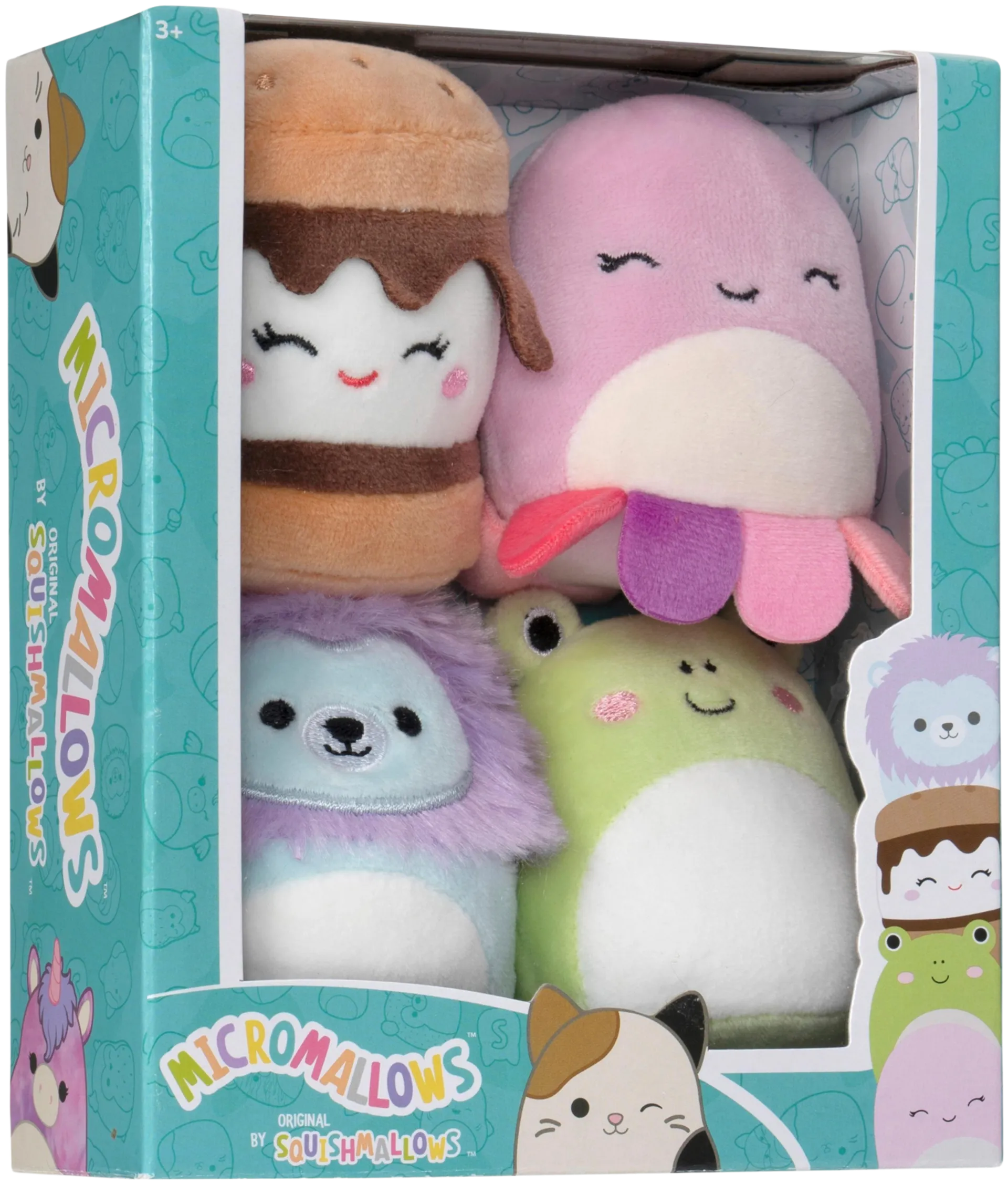 Squishmallows Micromallows hahmot 4 kpl - 3