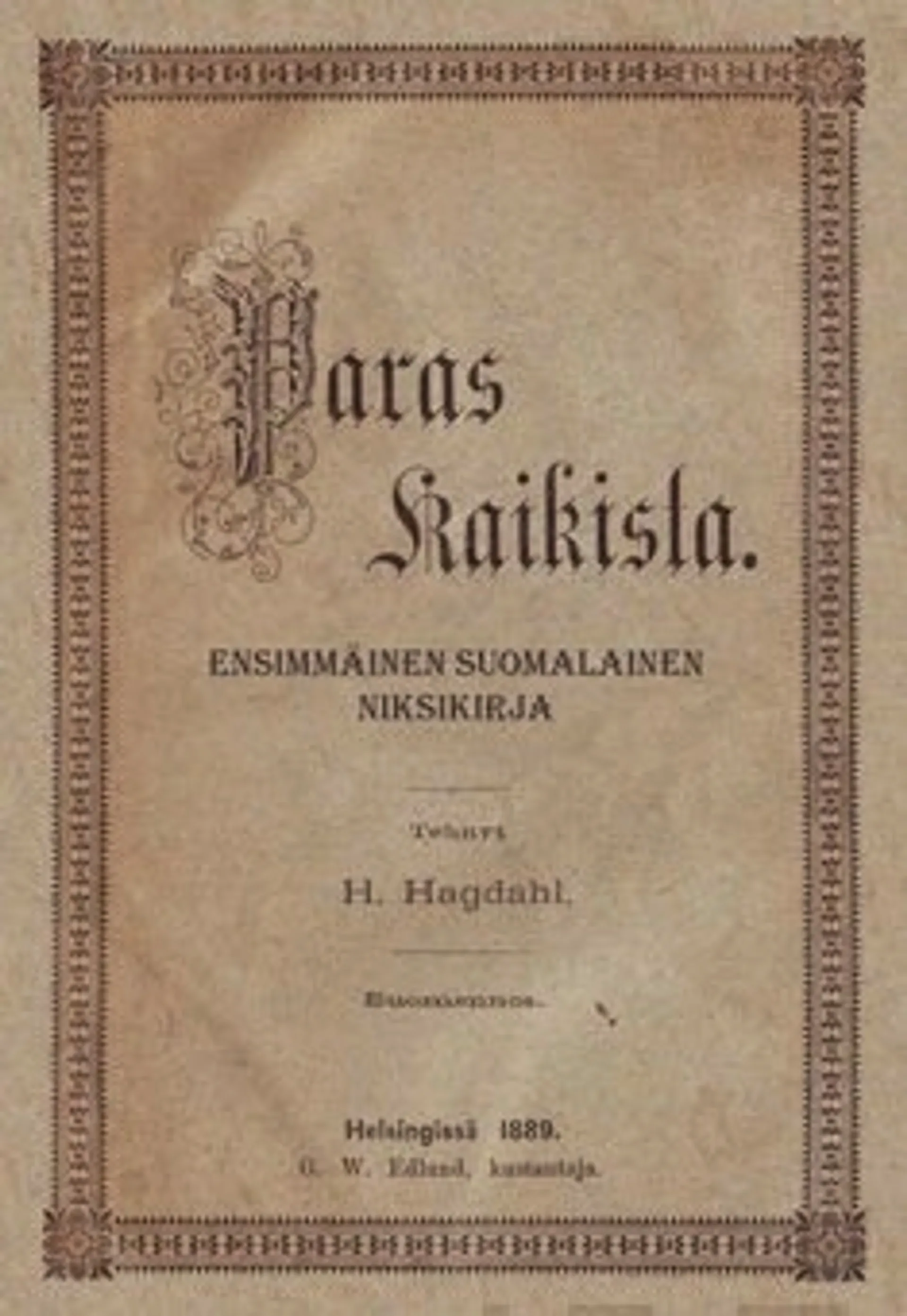 Paras kaikista (näköispainos)