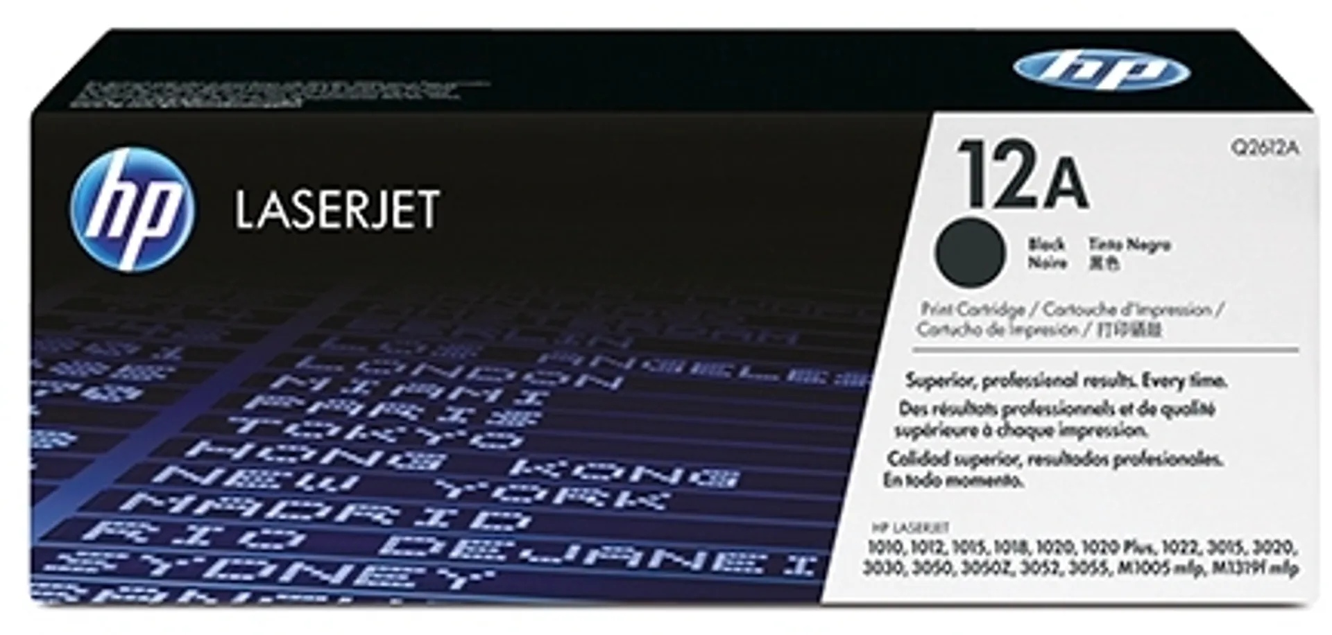 HP 12A LaserJet värikasetti musta