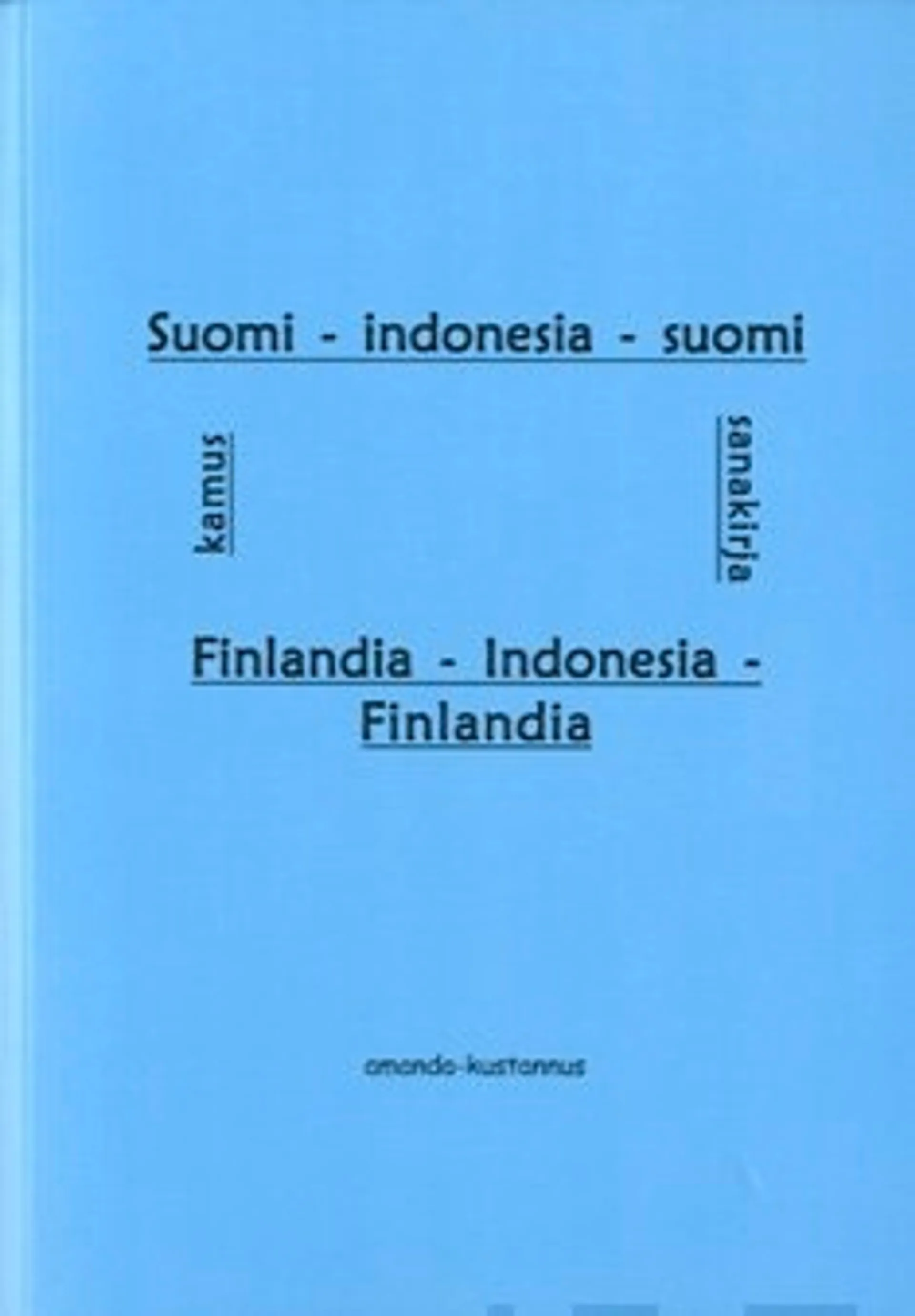 Suomi-indonesia-suomi sanakirja