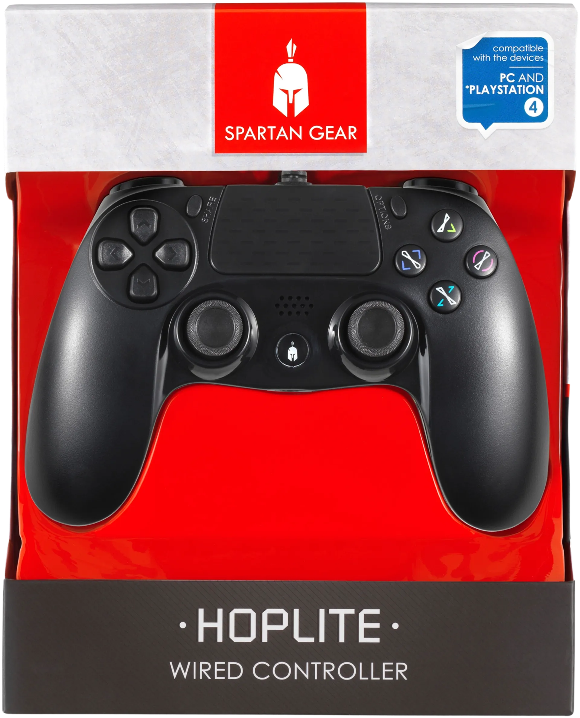Spartan Gear peliohjain langallinen Spartan Gear Hoplite  PS4/PC - 1