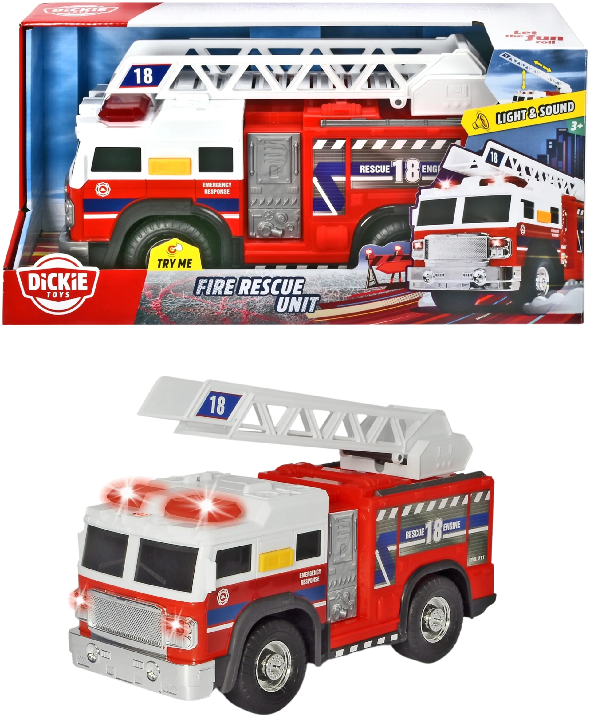 Dickie Toys Fire Rescue Unit paloauto 30 cm