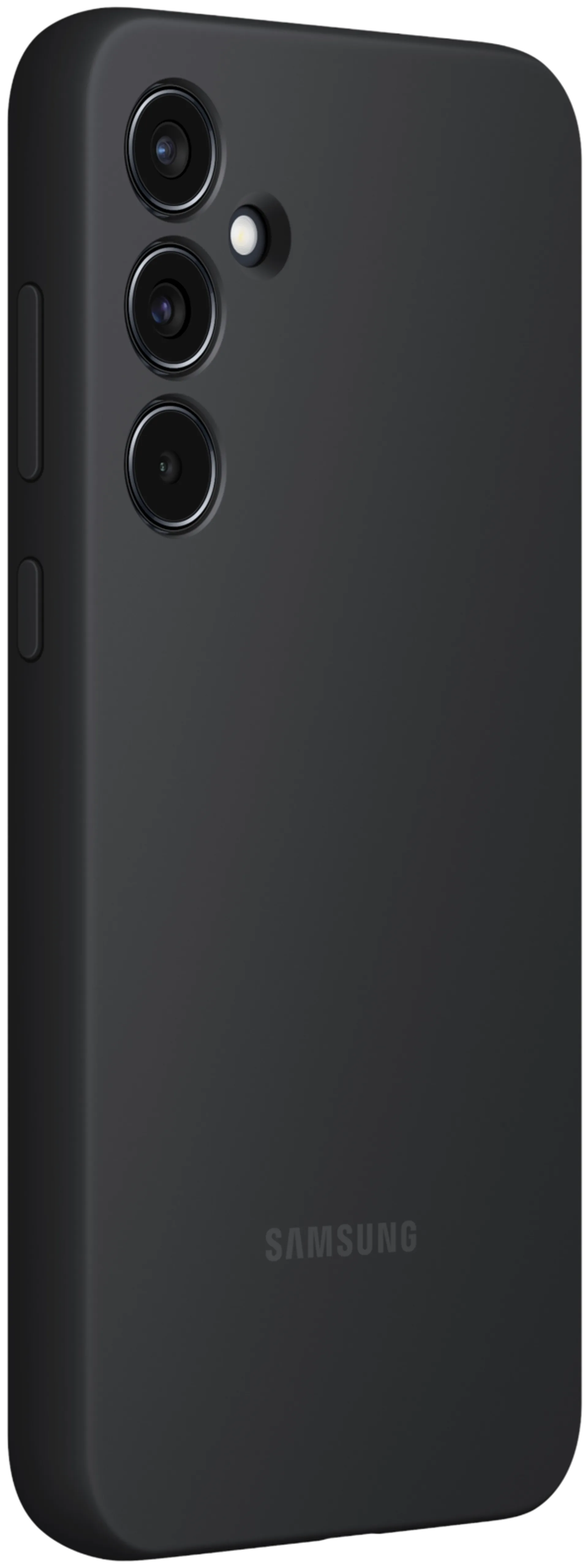 Samsung Galaxy A55 silicone case musta silikonikuori - 3