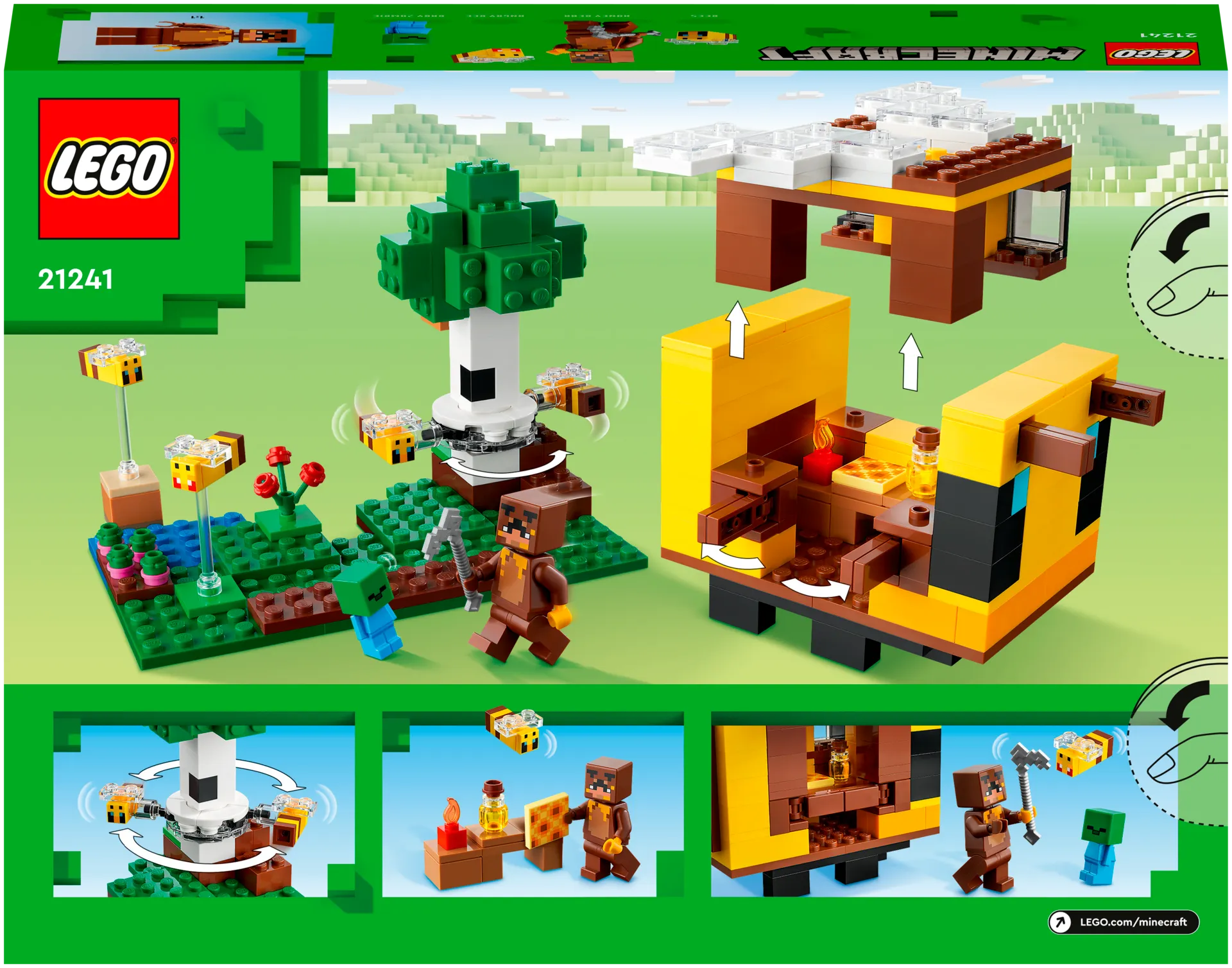 LEGO Minecraft 21241 Mehiläistalo - 3