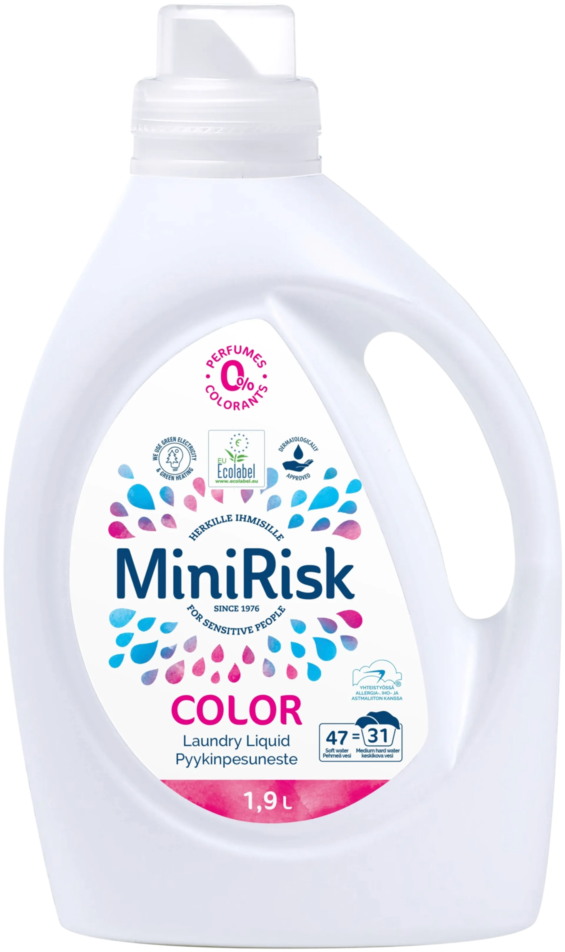 Mini Risk Pyykinpesuneste Color 1,9L