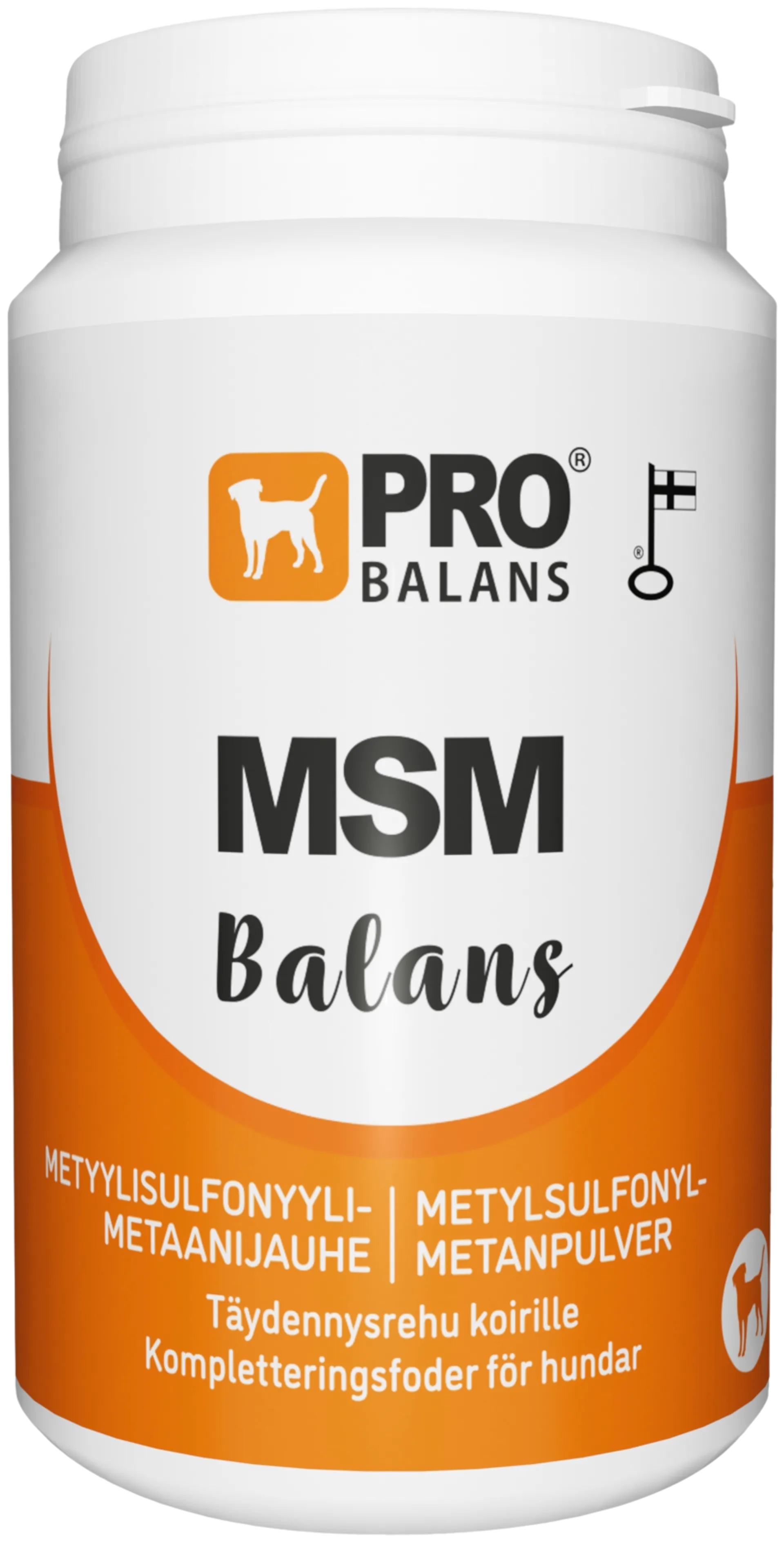 Probalans MSM-balans MSM-jauhe koirille 200 g