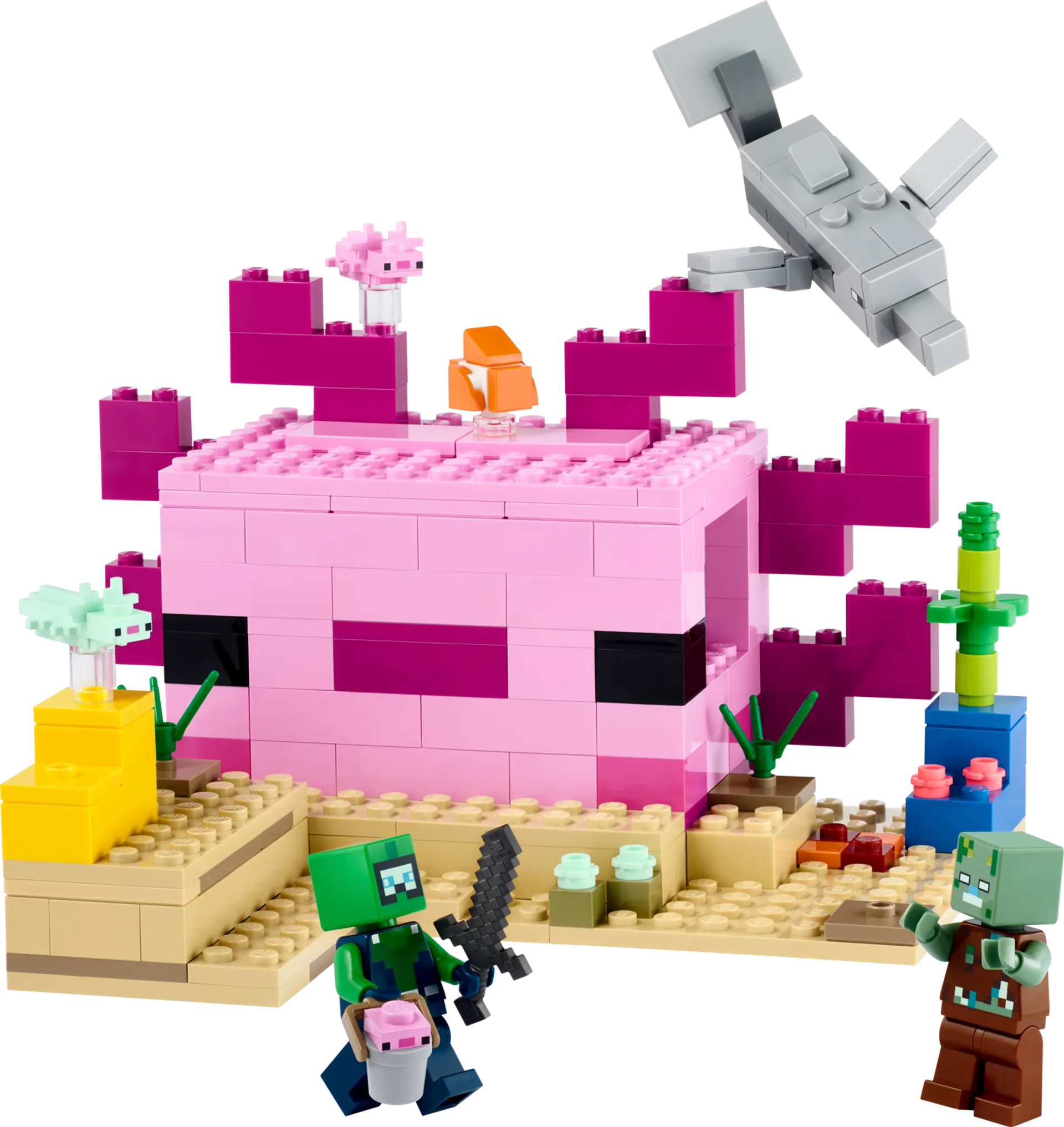 LEGO Minecraft 21247 Aksolotlin talo - 5