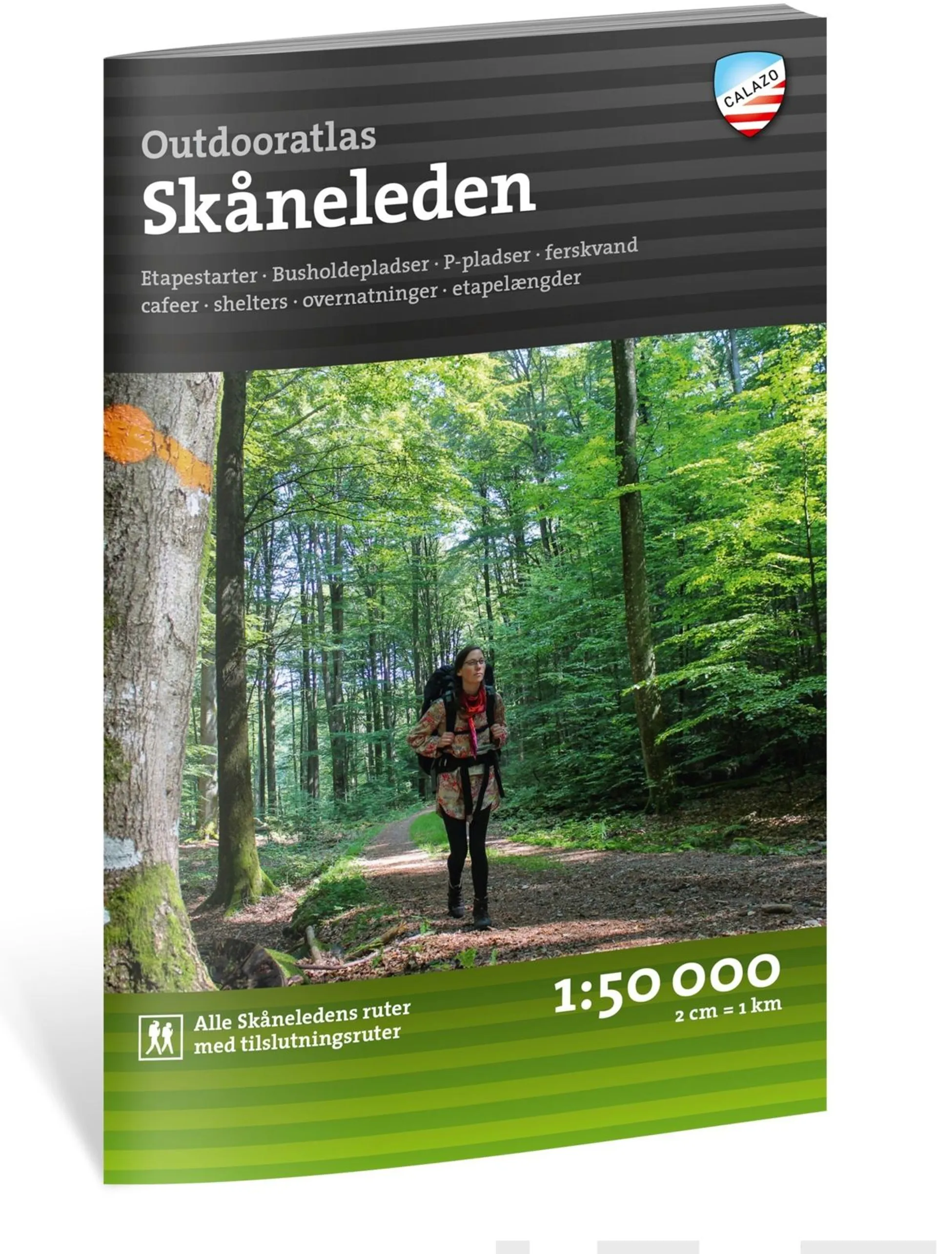 Outdooratlas Skåneleden 1:50 000