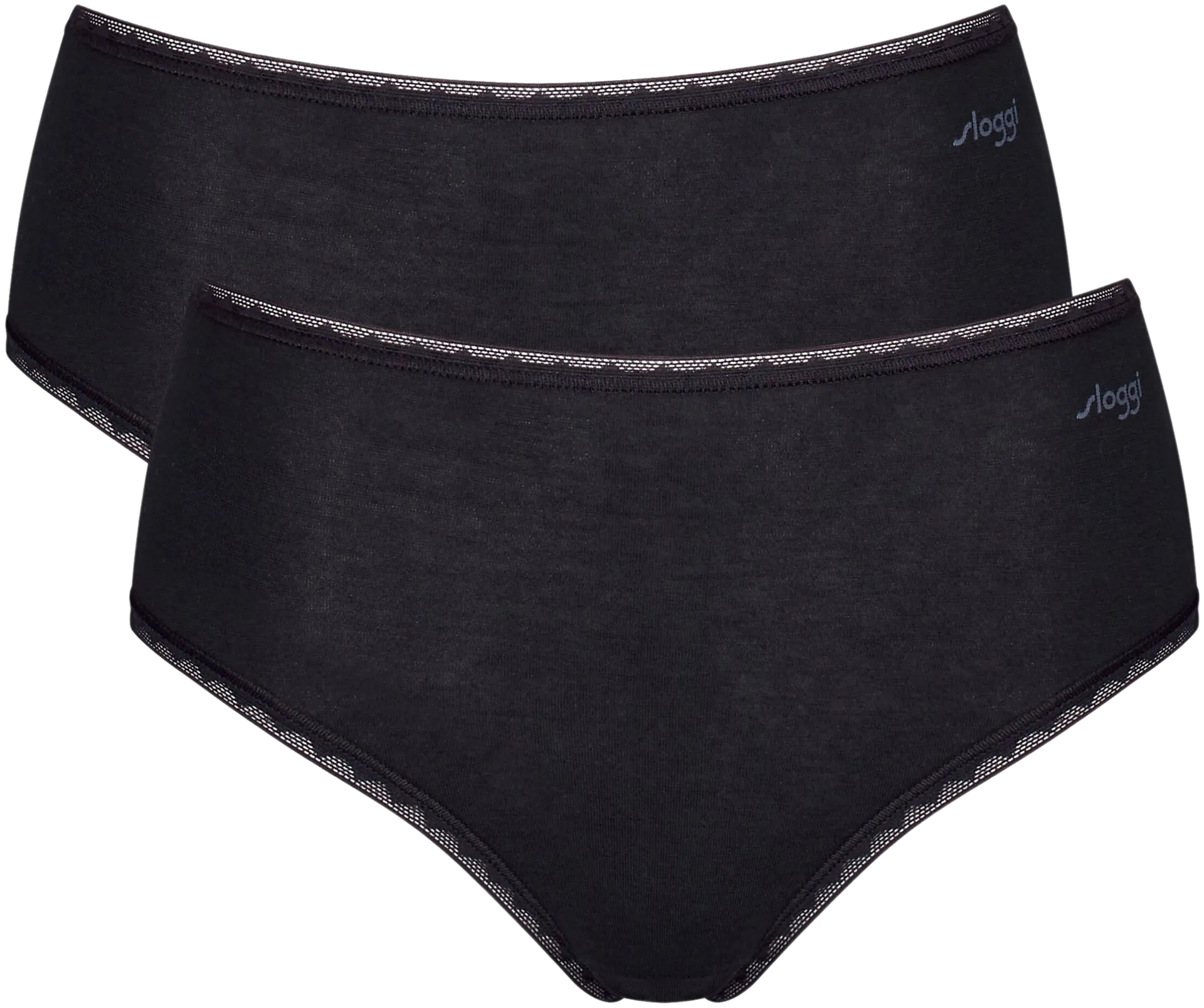 Sloggi GO High waist naisten alushousut, tuplapakkaus - BLACK - 5