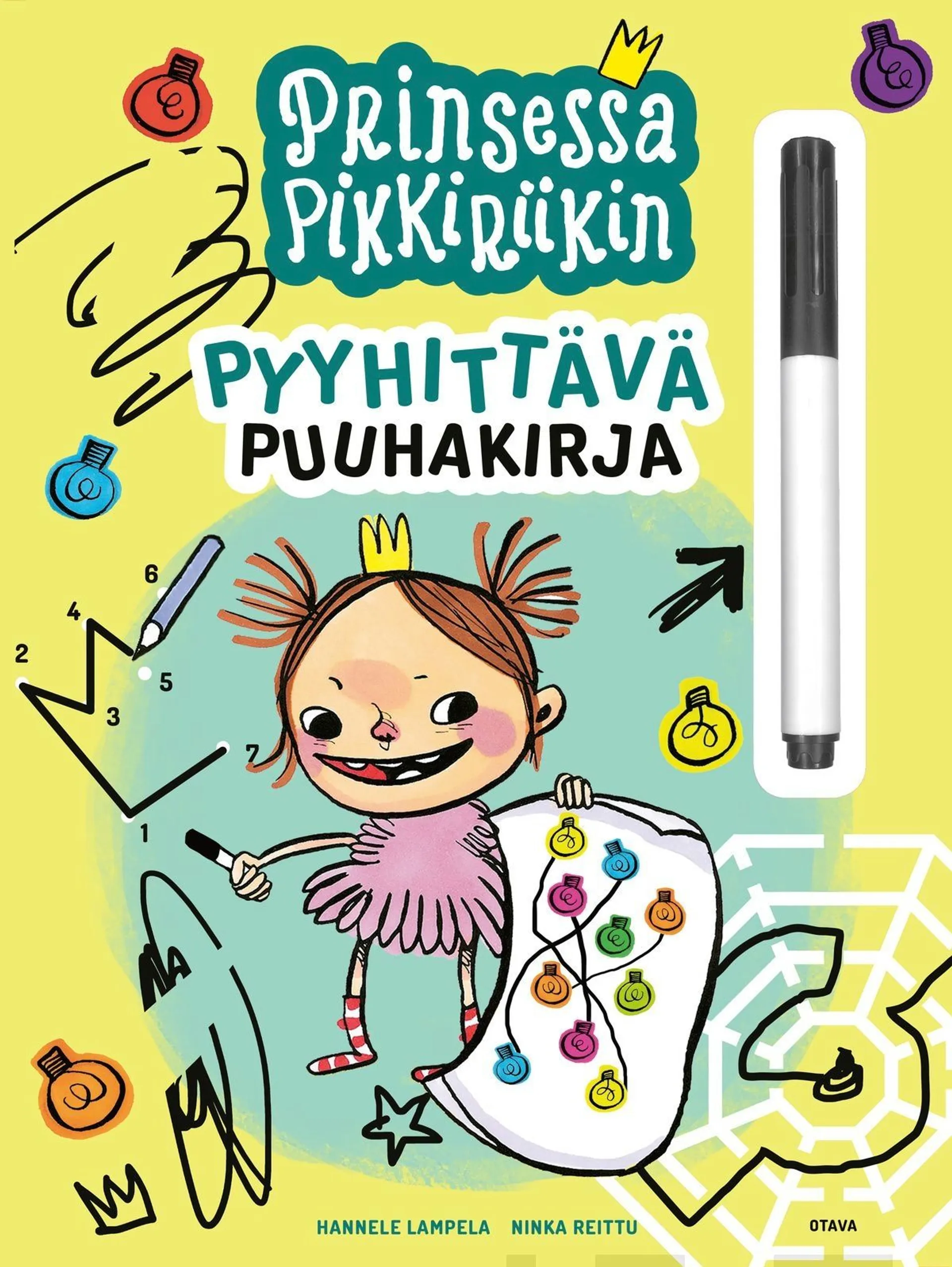 Lampela, Prinsessa Pikkiriikin pyyhittävä puuhakirja