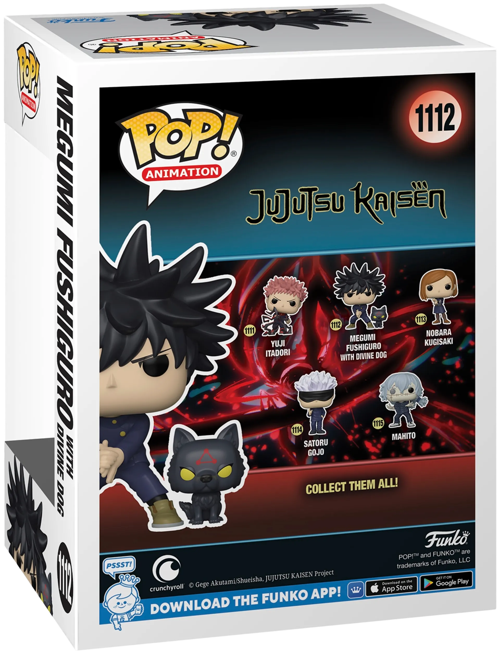 FUNKO POP! Vinyylihahmo: Jujutsu Kaisen - Megumi ja koirat - 2