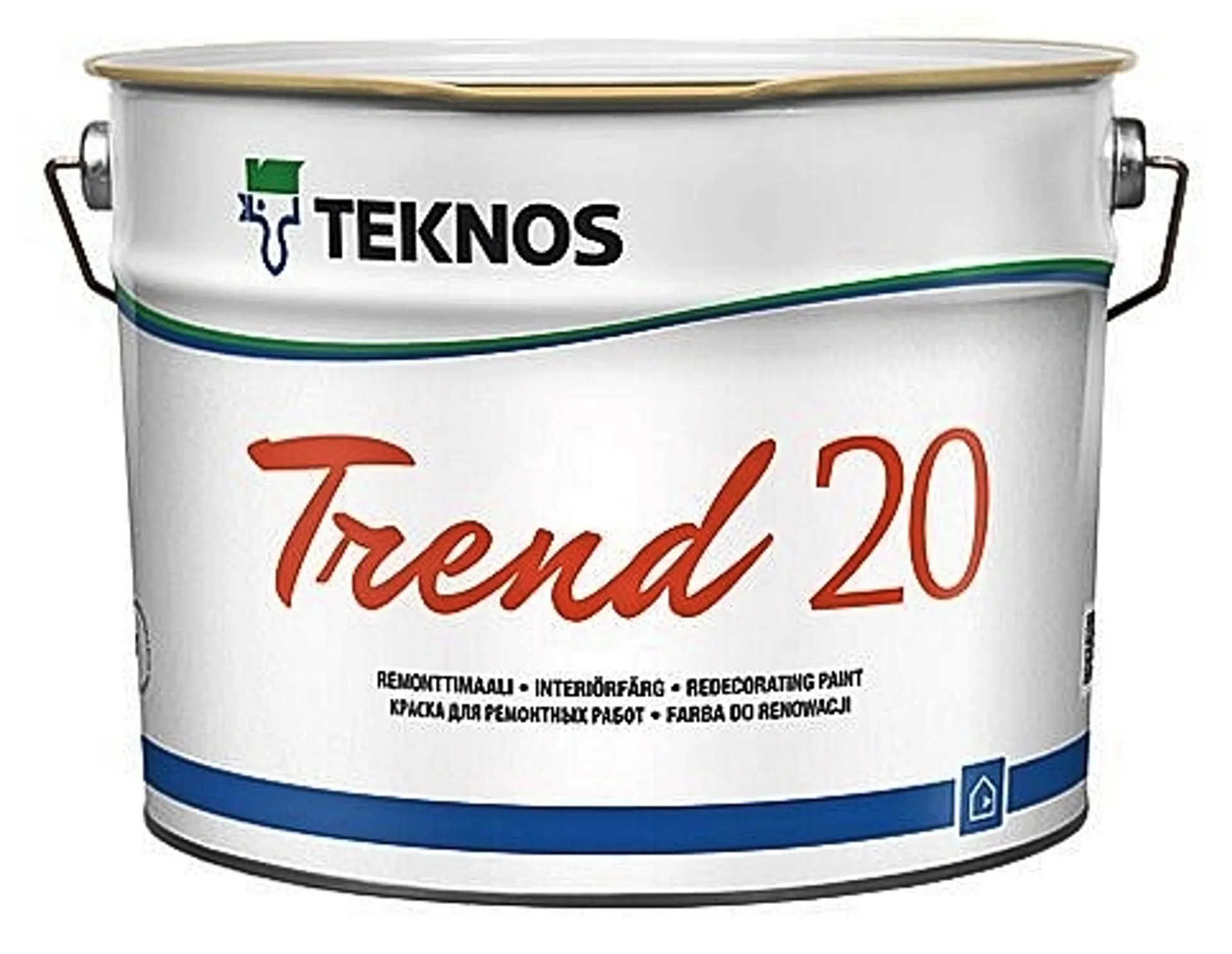 Teknos remonttimaali Trend 20 9 l PM3 sävytettävä puolihimmeä