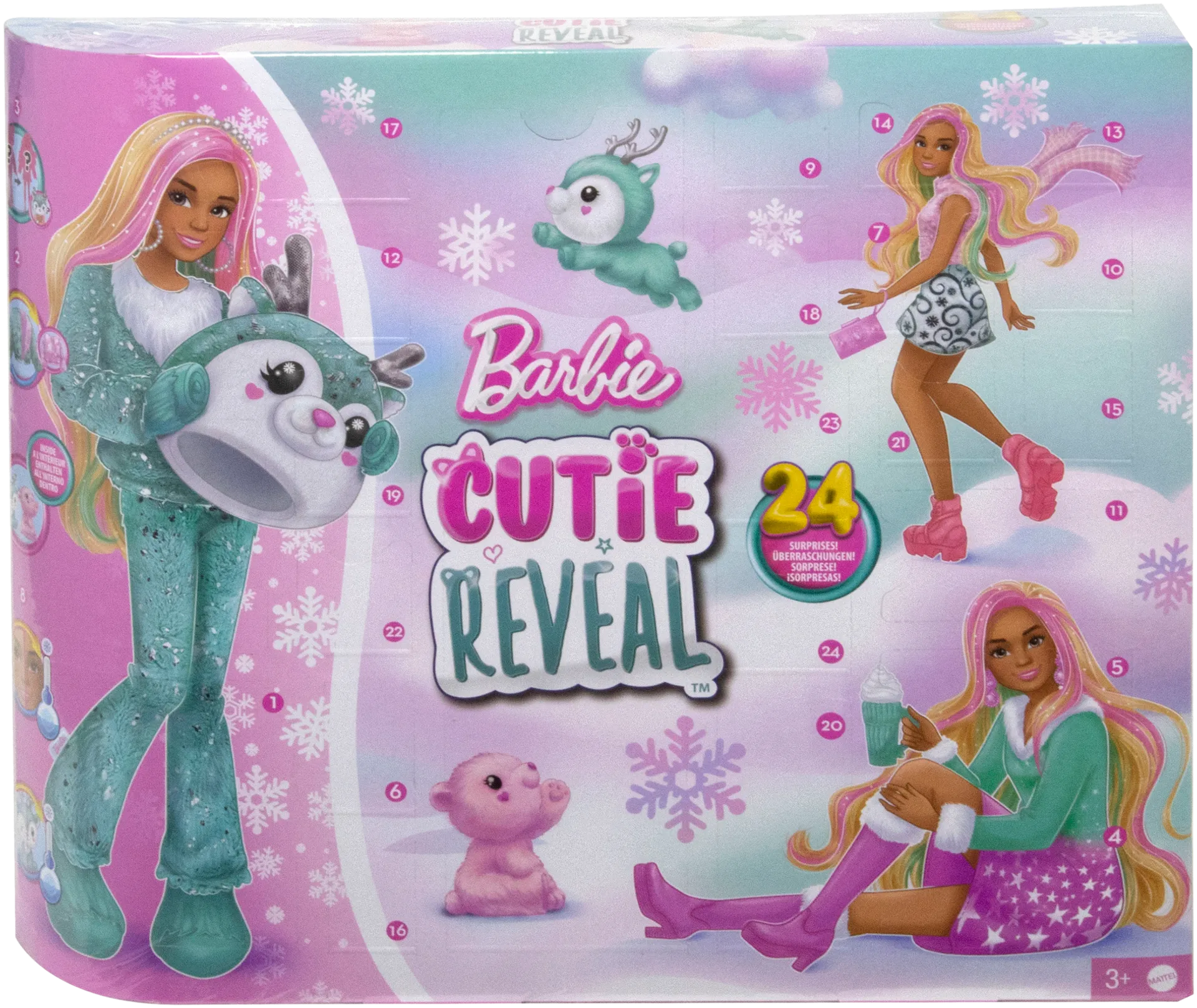 Barbie Cutie Reveal Joulukalenteri - 1