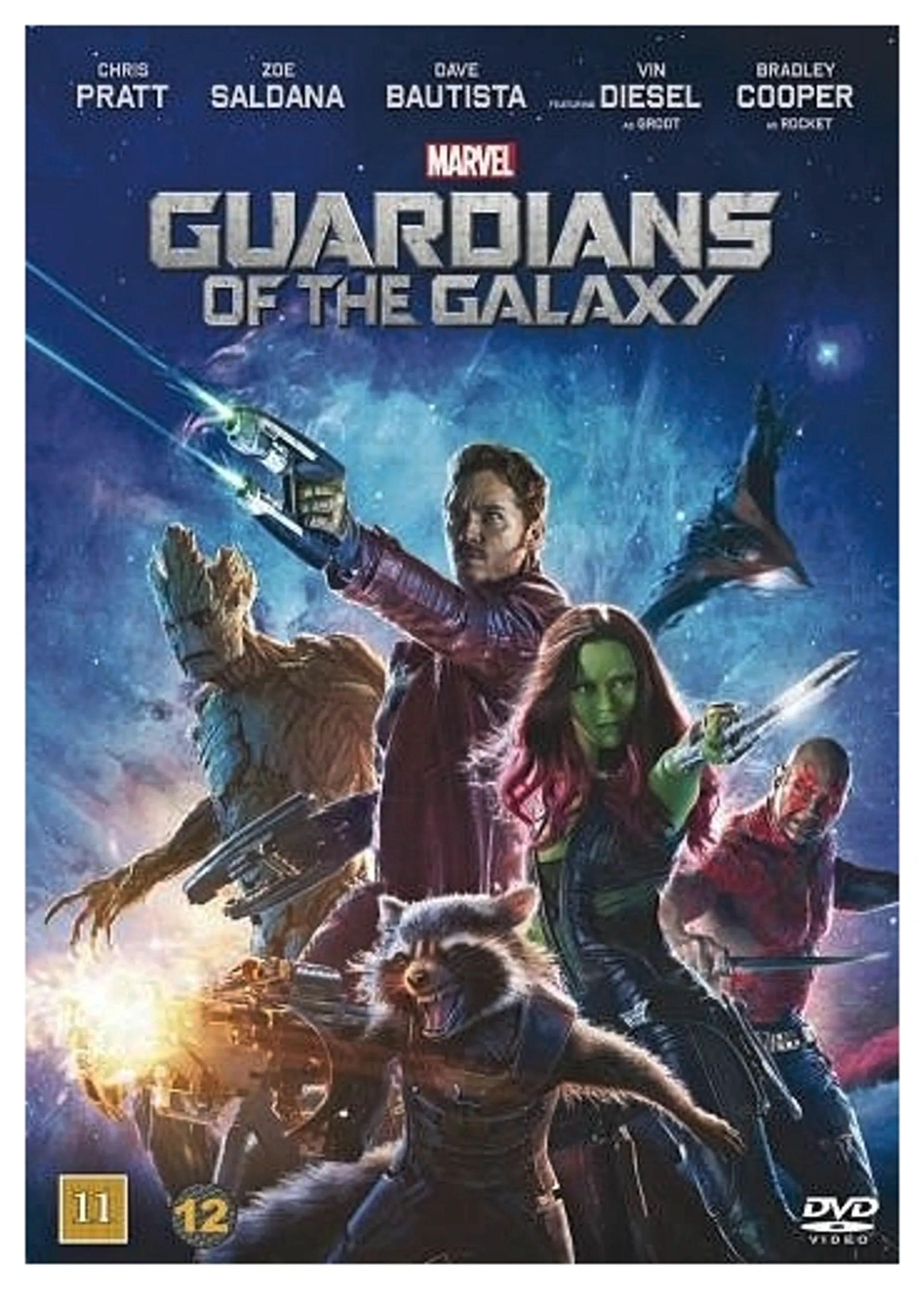 Guardians of The Galaxy DVD