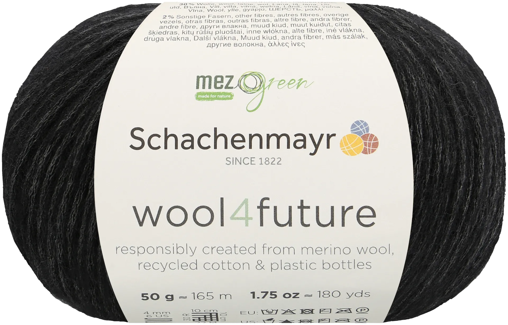 Schachenmayr neulelanka Wool4future 50g musta - 1