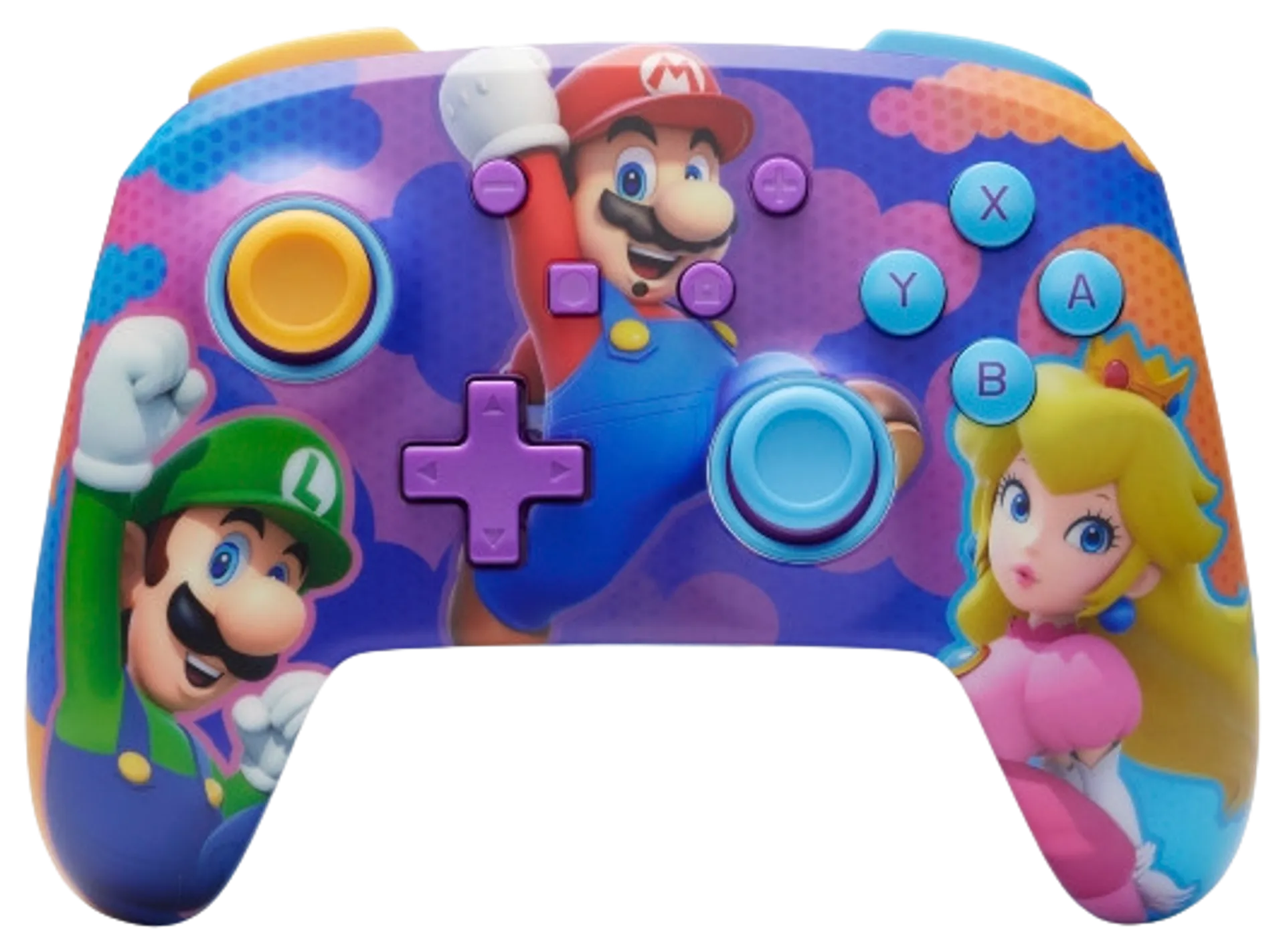 PowerA Enhanced Wireless Controller peliohjain, Color Splash Heroes, Nintendo Switch - 1