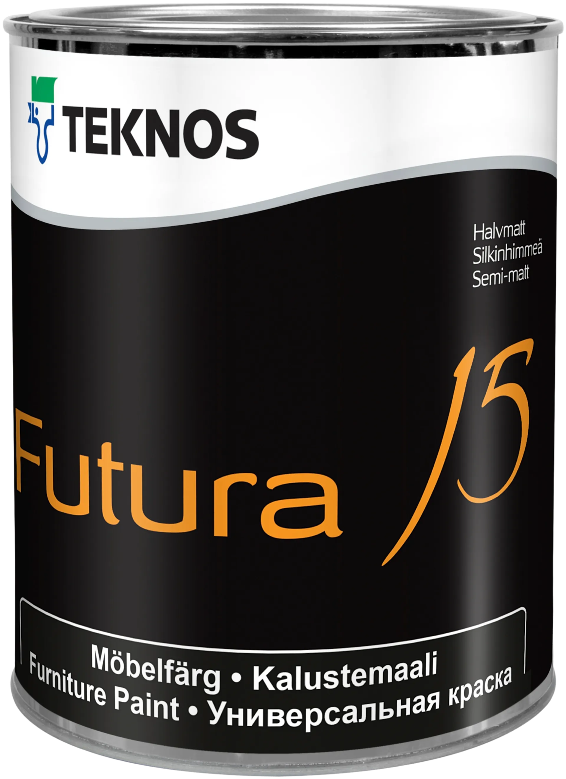 Teknos Futura 15 Kalustemaali 0,9L PM3 sävytettävä puolihimmeä