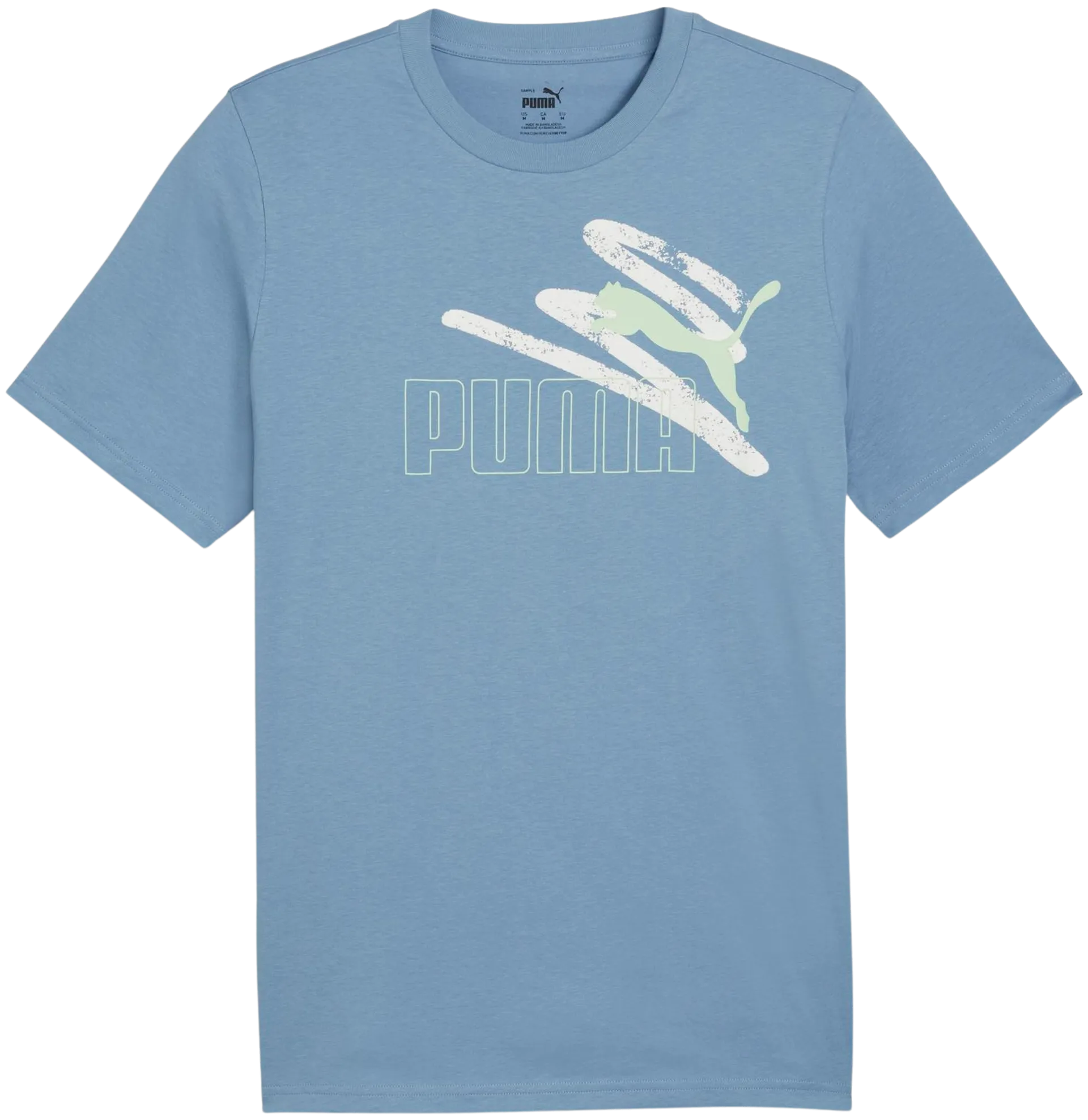 Puma miesten t-paita ESS+ Logo Lab Summer 678988 - Blue