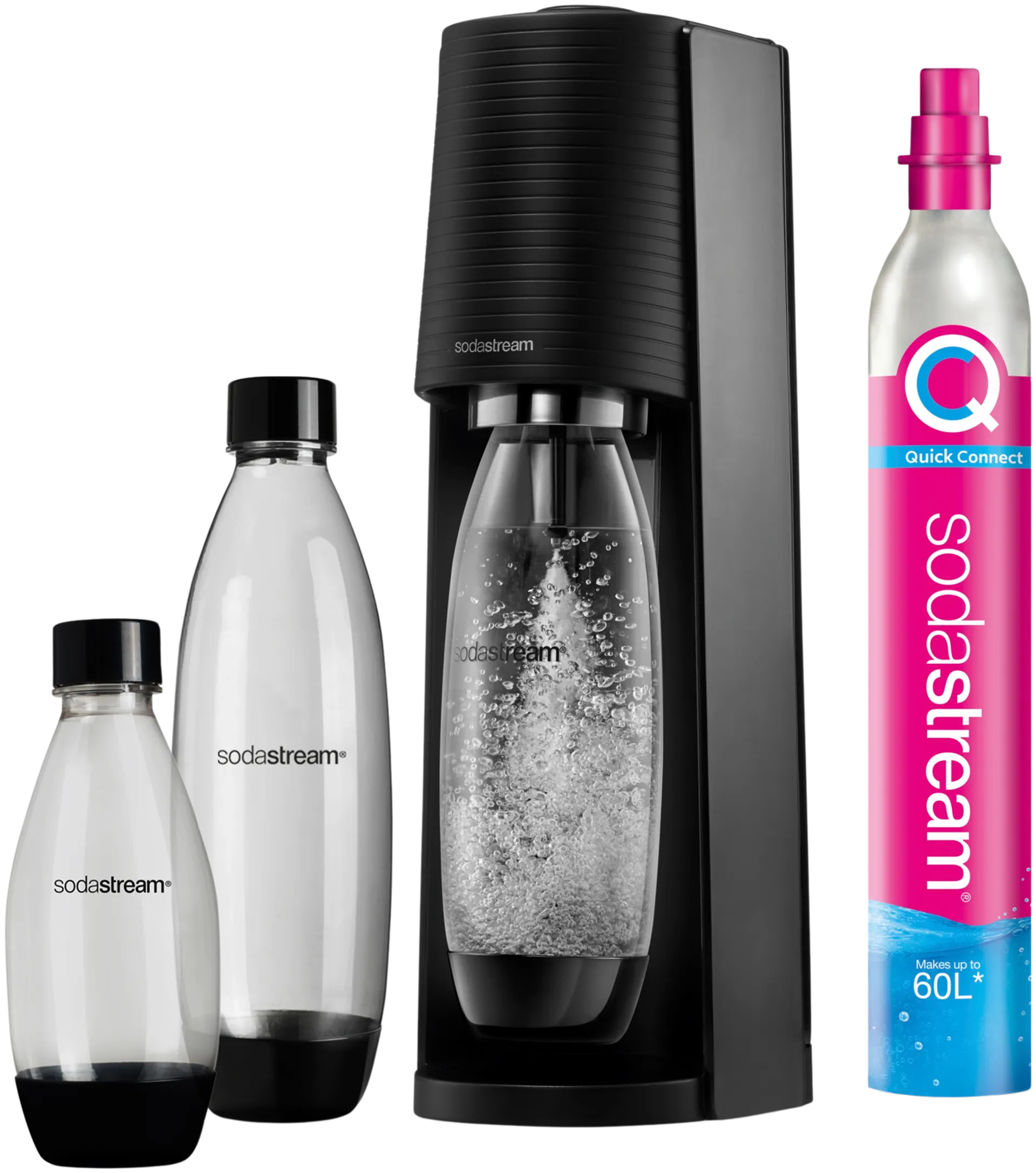 SodaStream Terra™ hiilihapotuslaite Musta VALUEPACK - 1