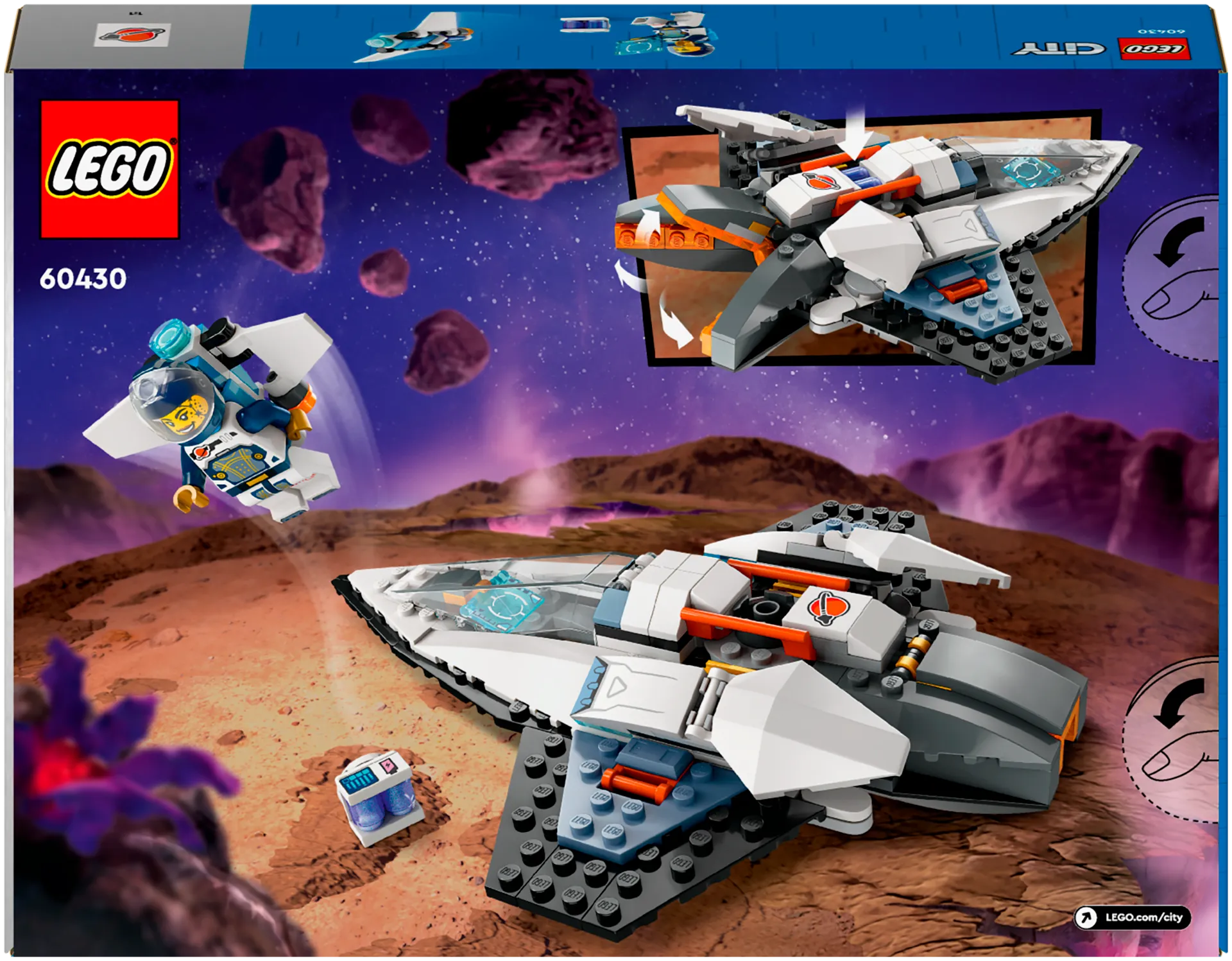 LEGO City Space 60430 Tähtienvälisten lentojen avaruusalus - 3
