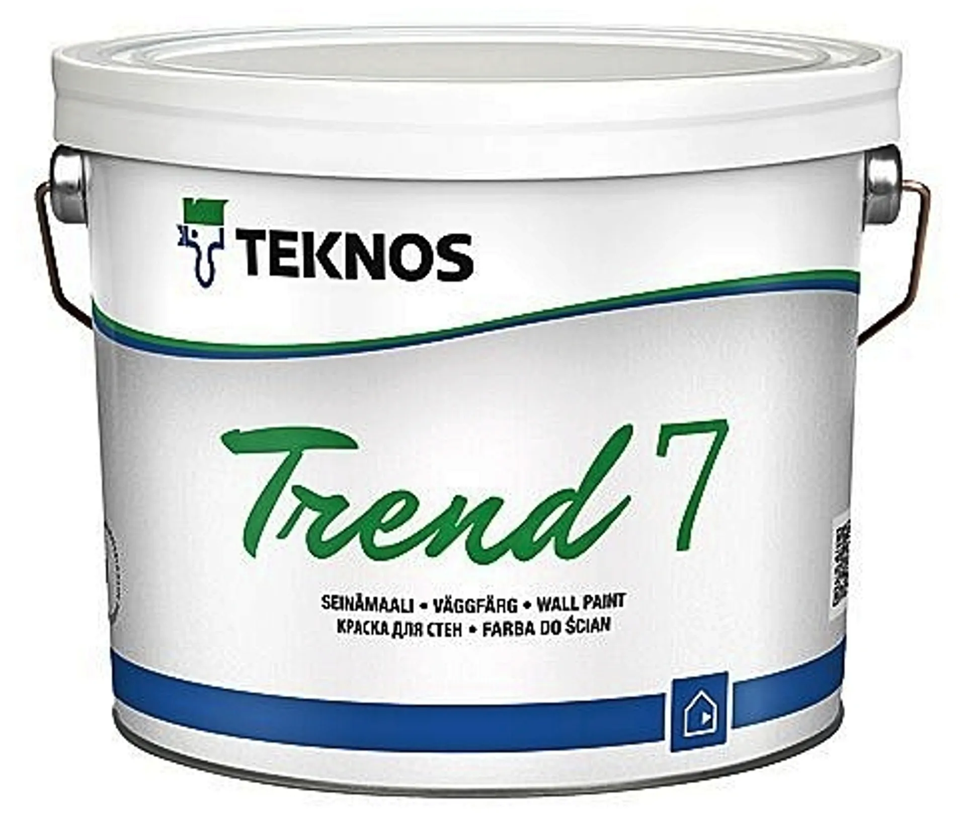 Teknos seinämaali Trend 7 2,7 l PM3 sävytettävä himmeä