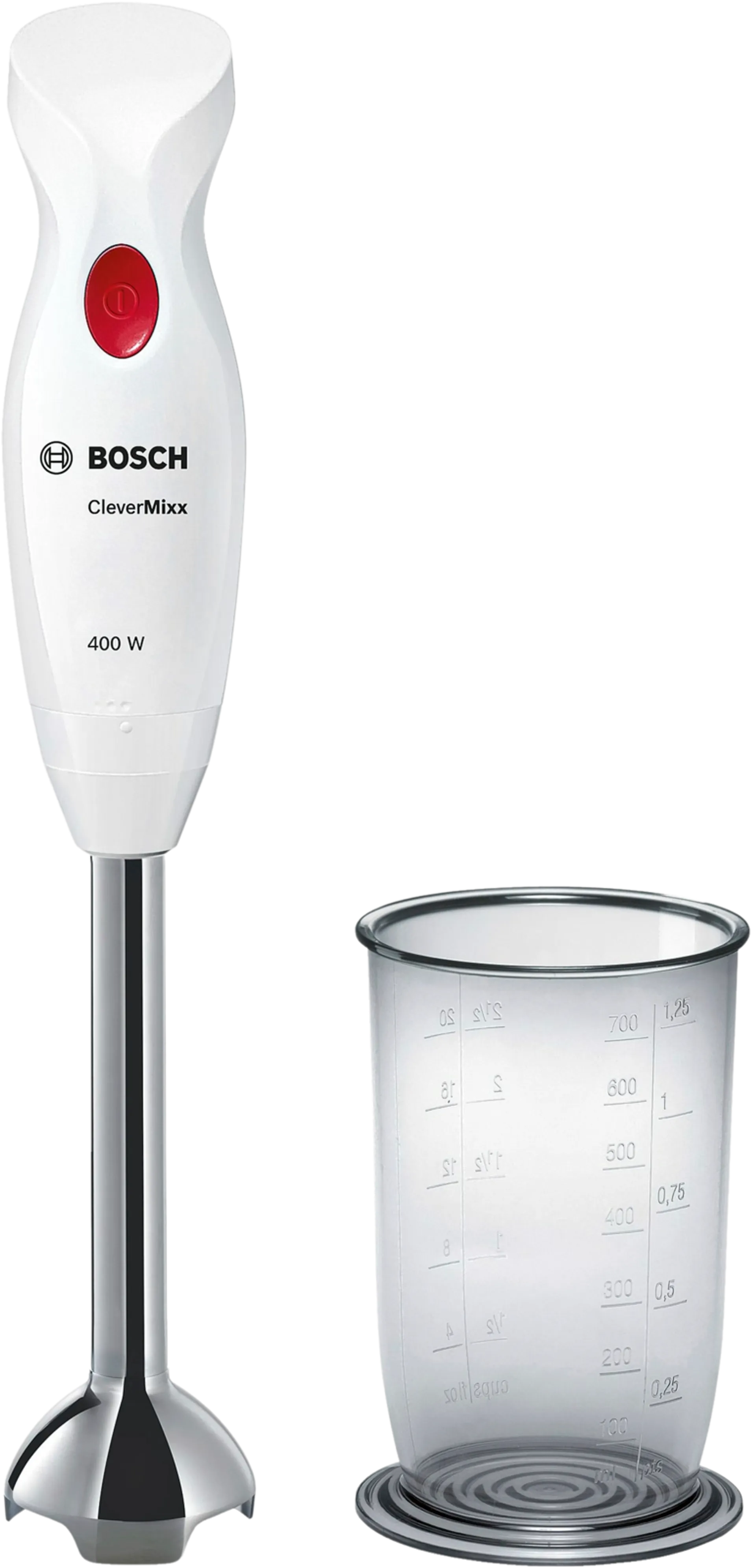 Bosch sauvasekoitin CleverMixx 400 W valkoinen