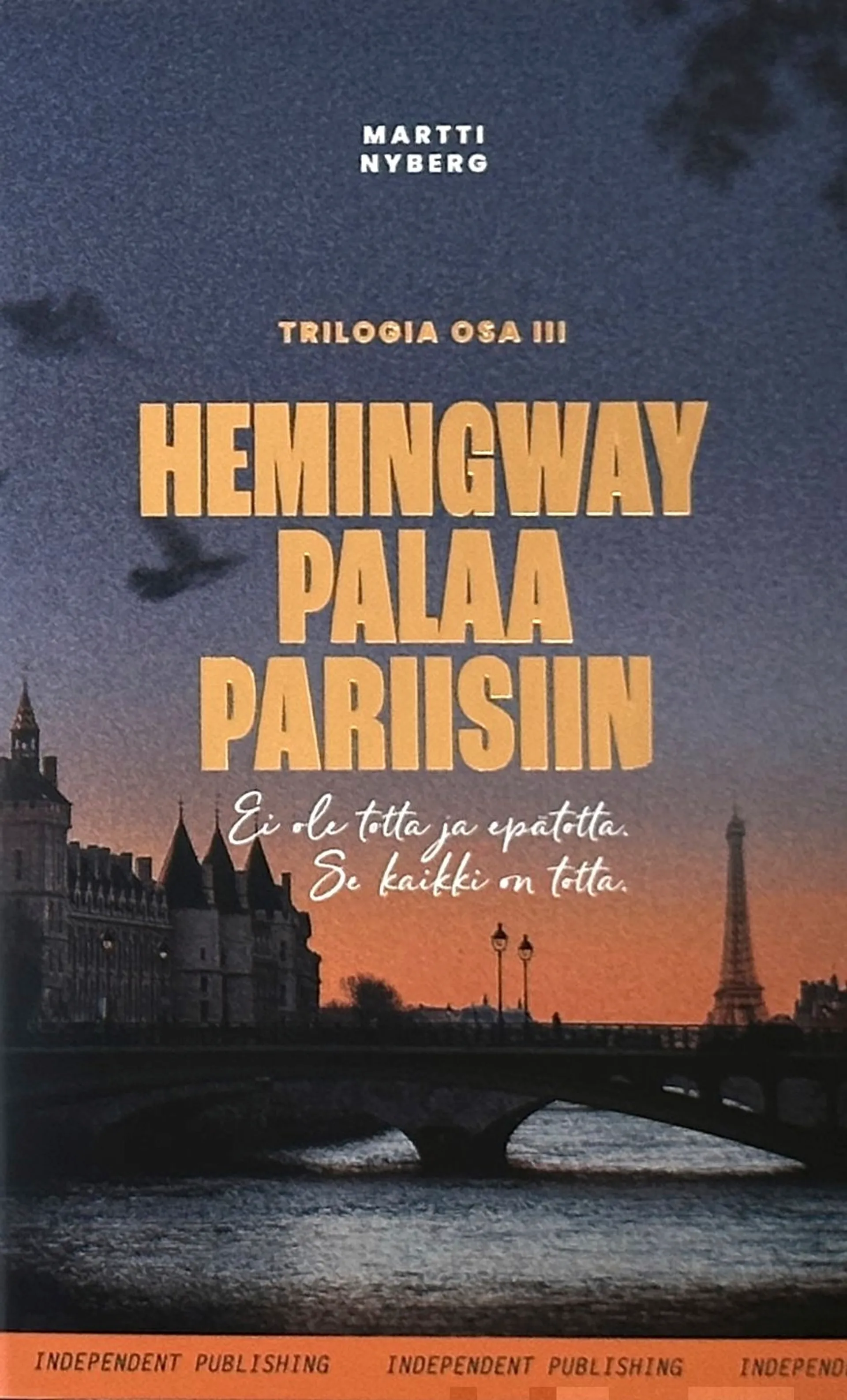 Nyberg, Hemingway palaa Pariisiin