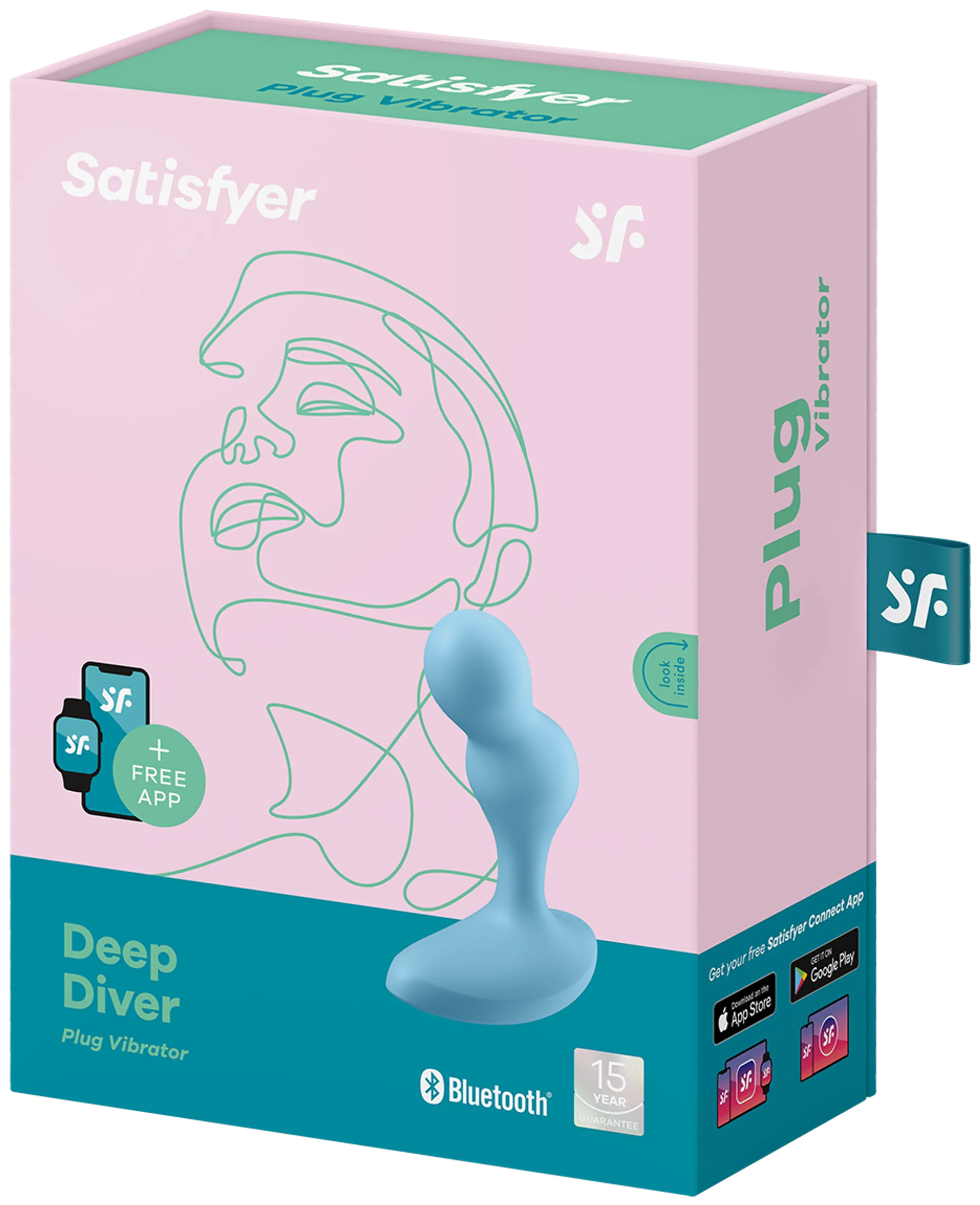 Satisfyer anaalitappi Deep Diver Connect App - 6