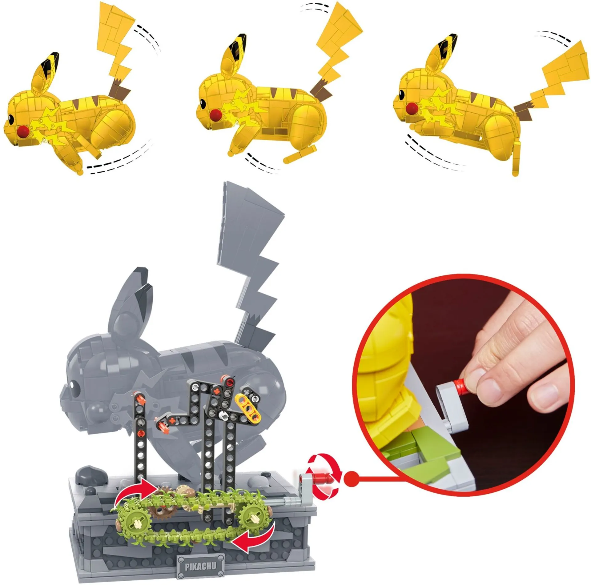 MEGA™ Pokémon™ Motion Pikachu -rakennussetti - 3