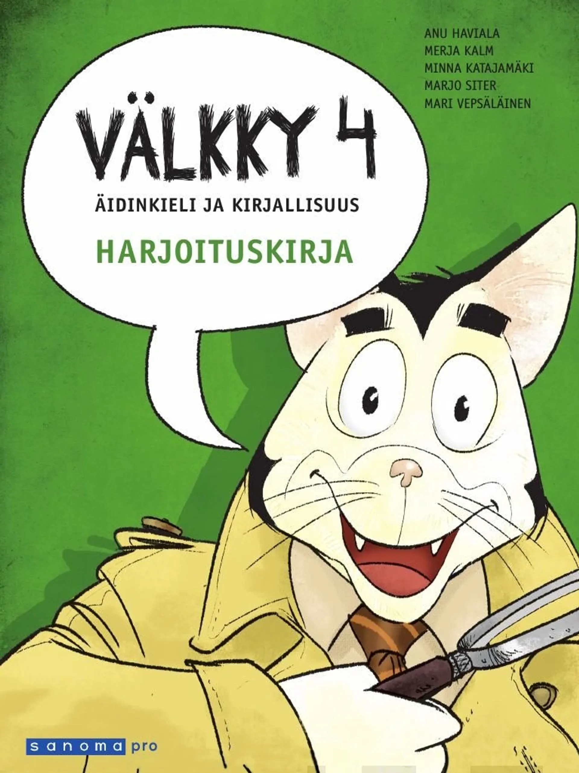 Haviala, Välkky 4 Harjoituskirja - Uudet mallikirjaimet