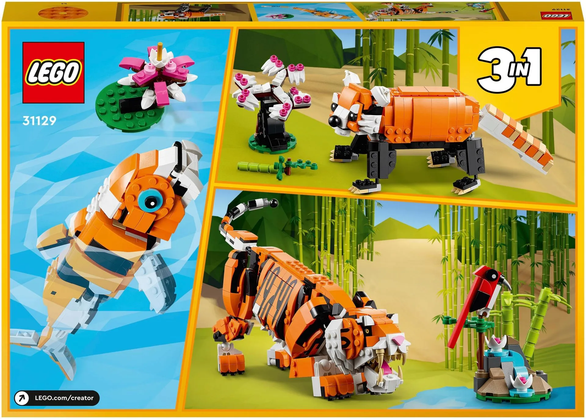 LEGO® Creator 31129 3in1 Majesteettinen tiikeri - 5