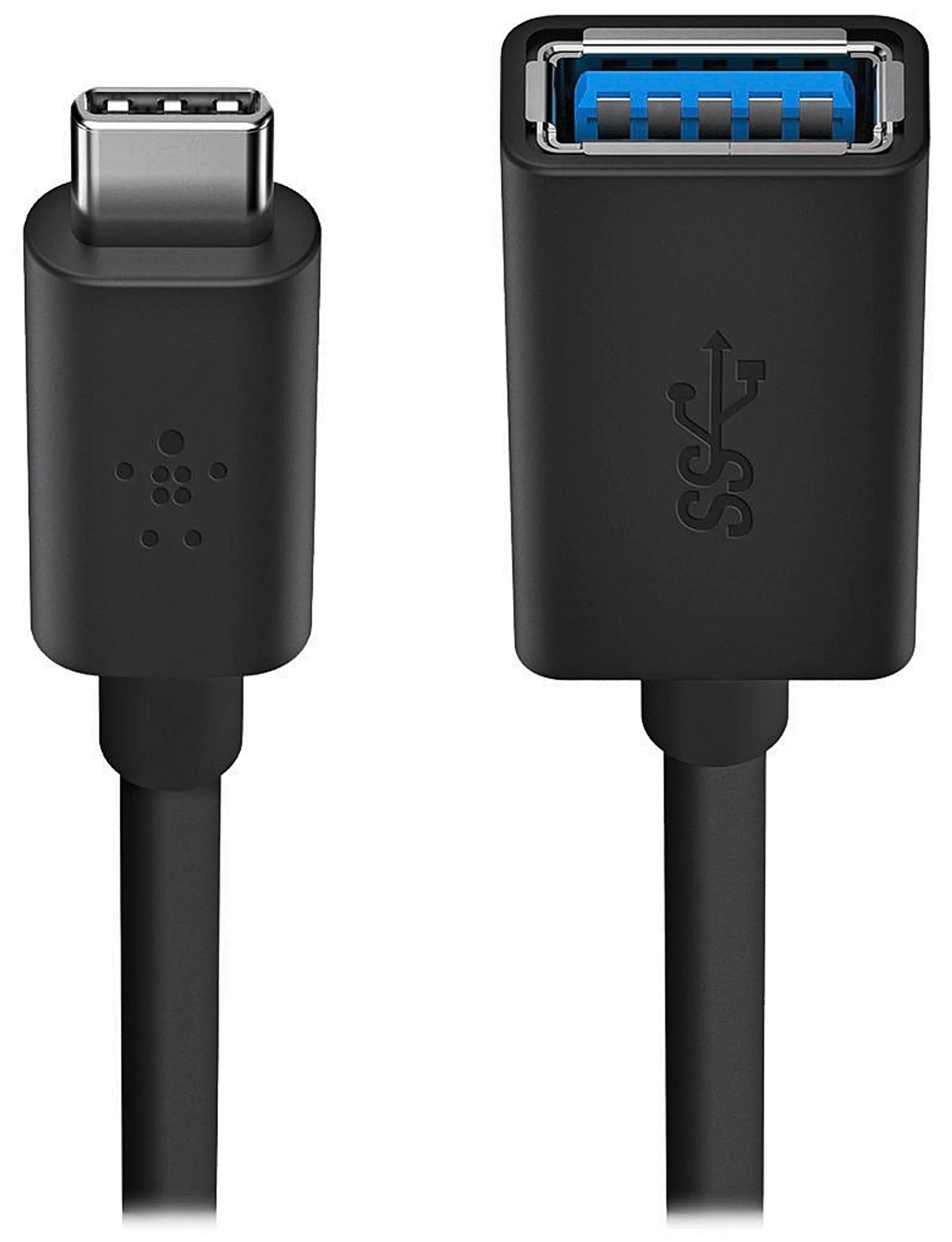Belkin 3.0 USB-A To USB-C adapteri musta