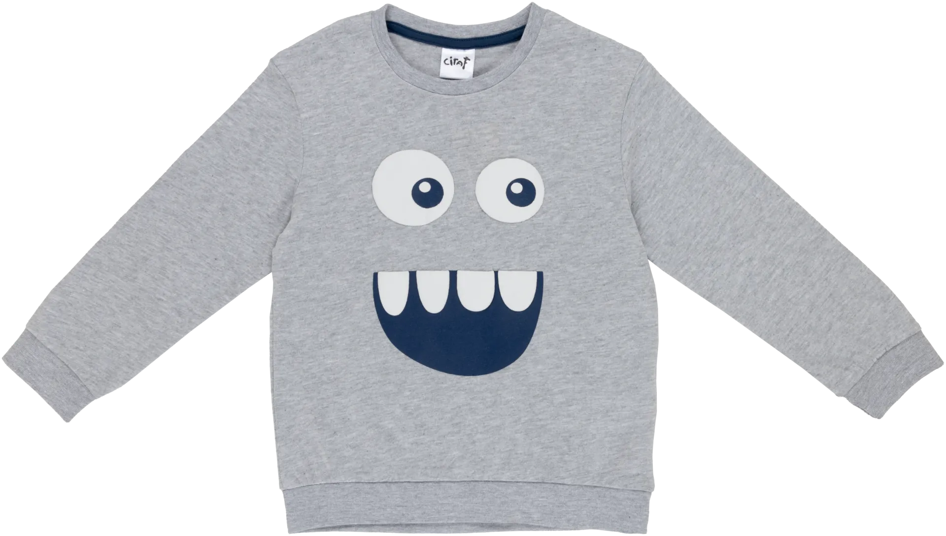 Ciraf lasten trikoopusero monster 25PC243303 - Gray - 1