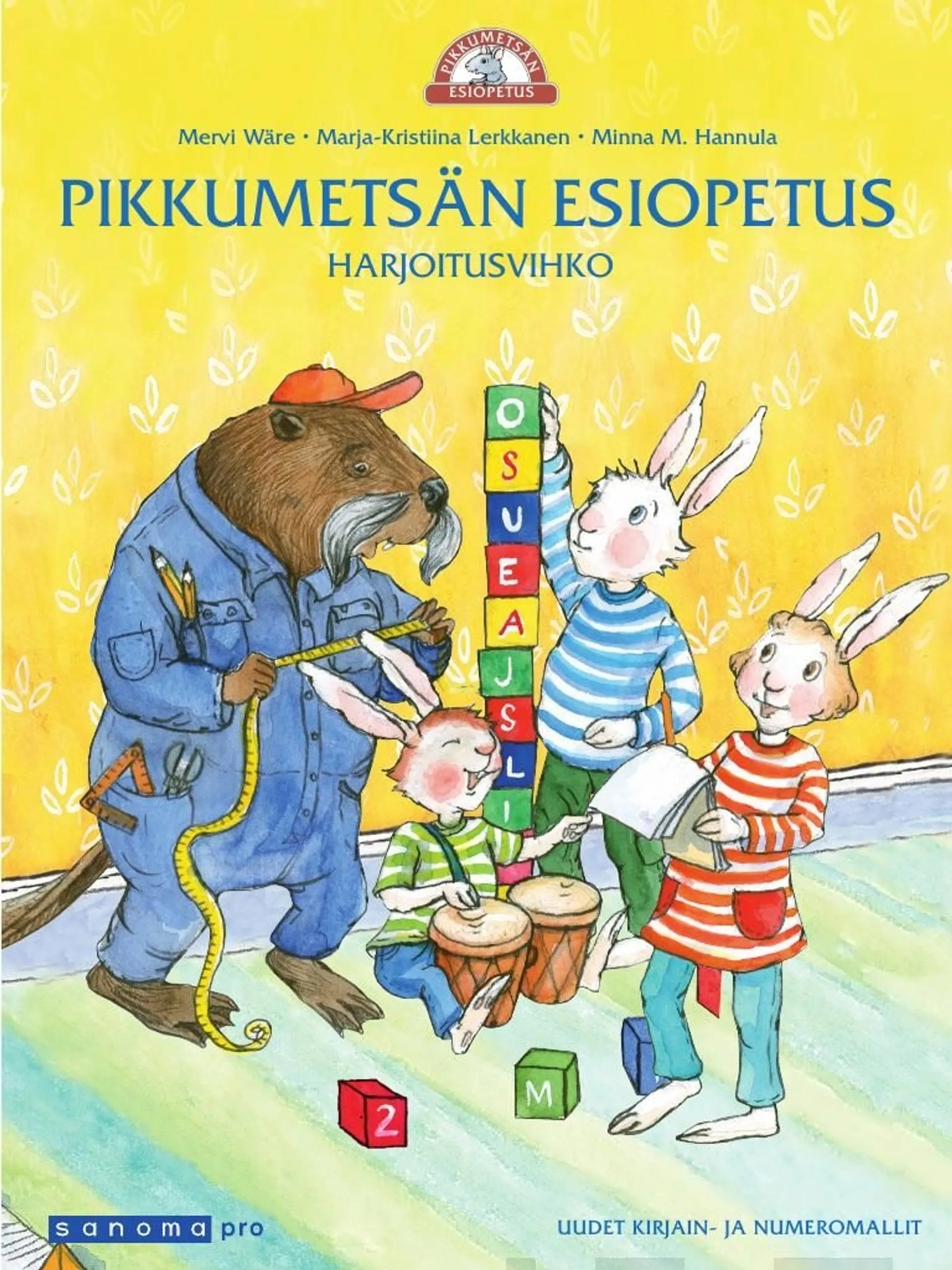 Wäre, Pikkumetsän esiopetus Harjoitusvihko (uudet kirjain- ja numeromallit)