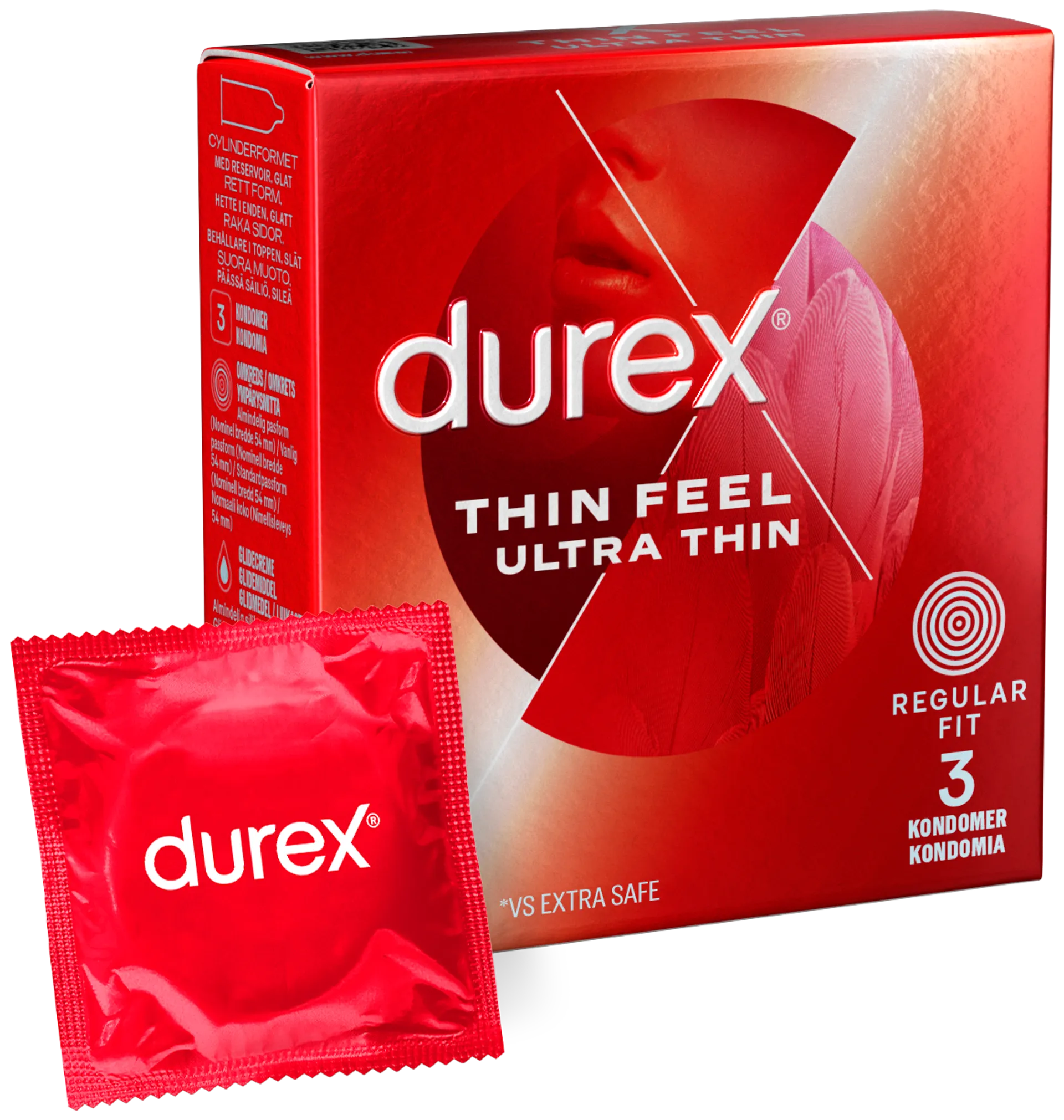 Durex Thin Feel Ultra Thin Kondomi 3kpl