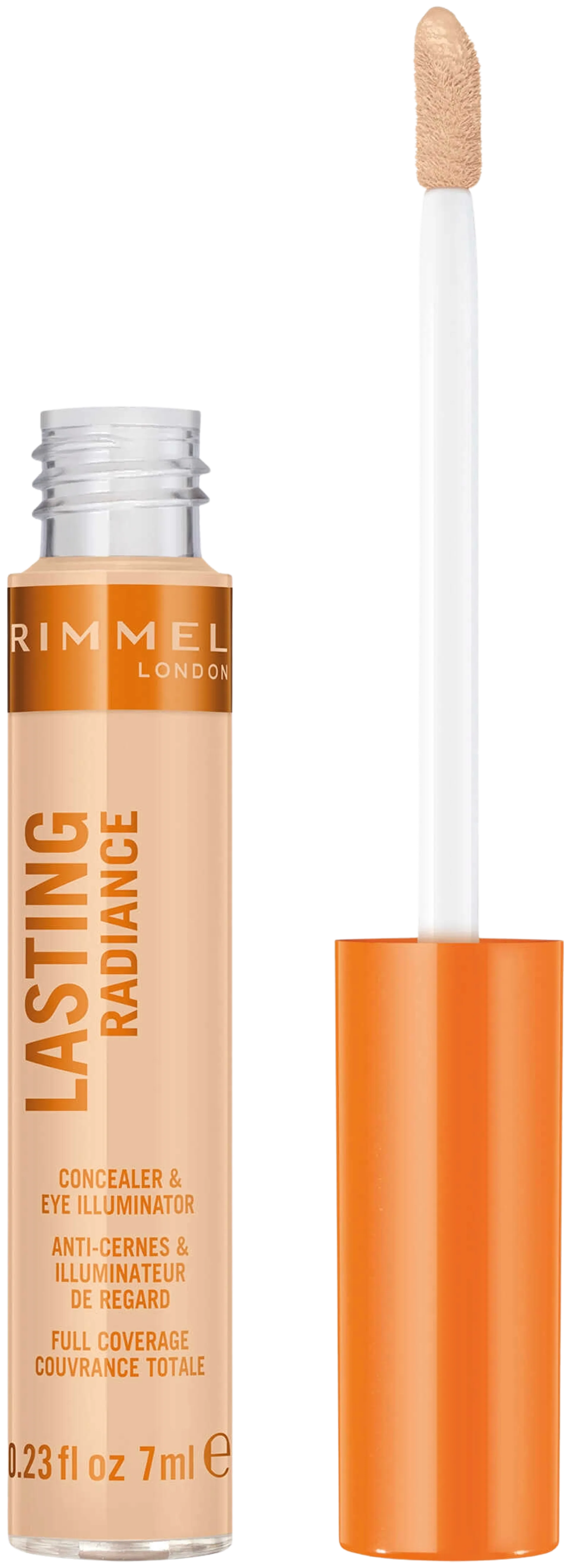 Rimmel Lasting Radiance Concealer -peitevoide 7 ml, 010 Ivory - 1