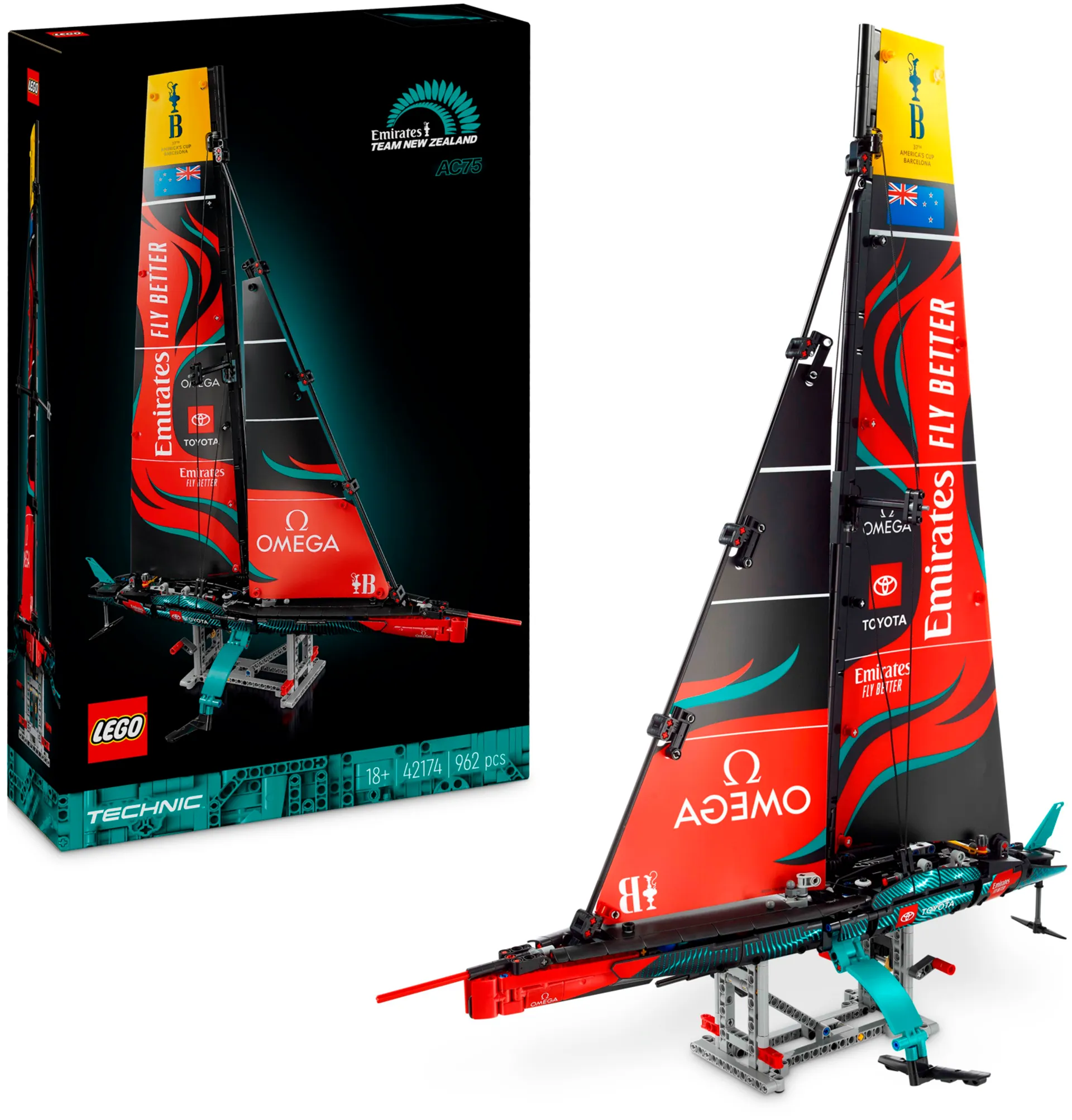 LEGO® Technic 42174 - Emirates Team New Zealand AC75 jahti - 1