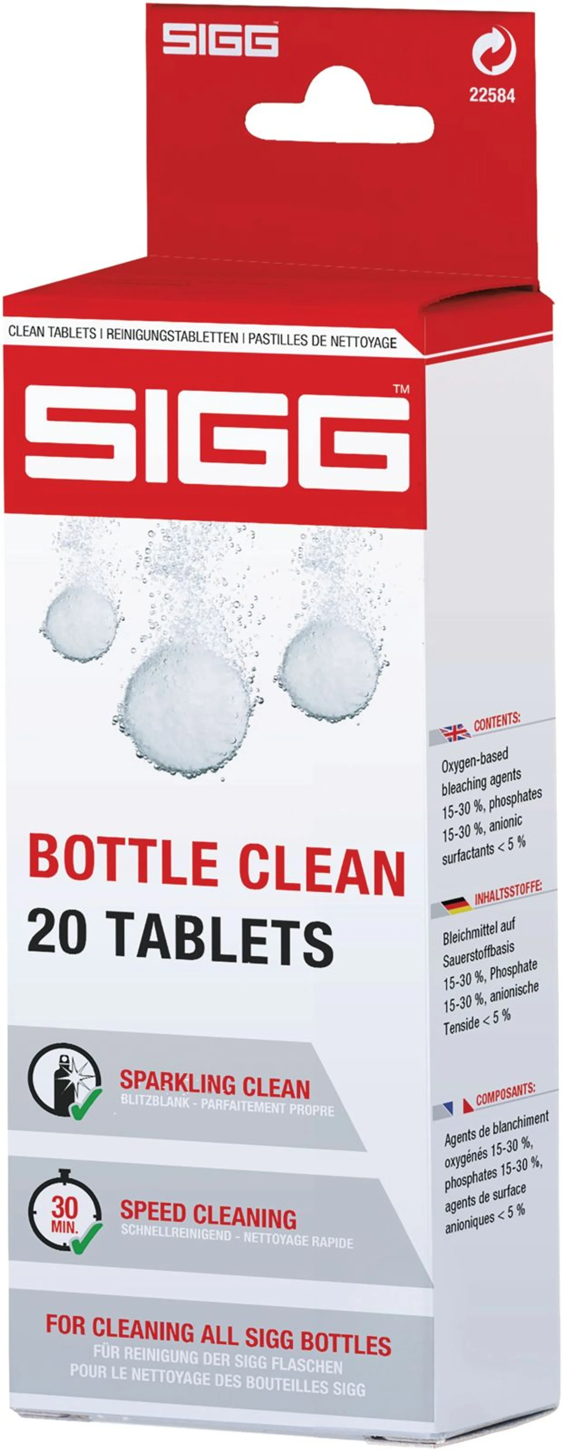 SIGG Bottle Clean Tablets puhdistustabletit