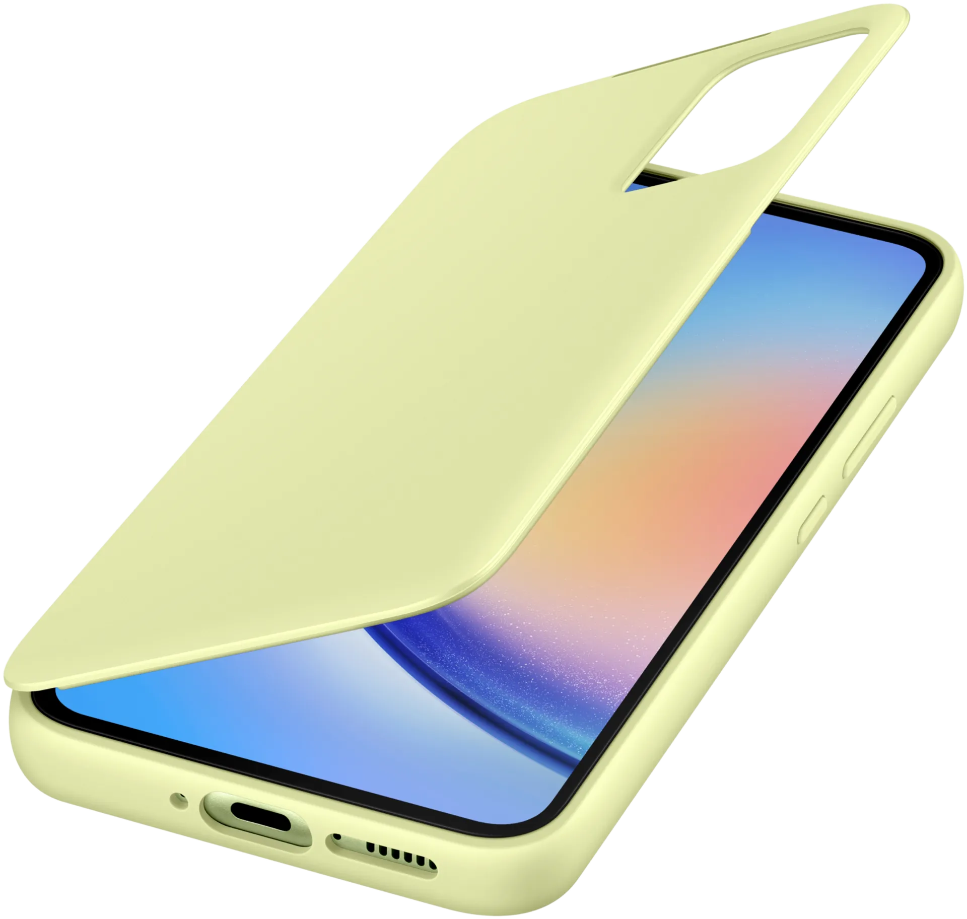 Samsung A34 lompakkokotelo vihreä - 1