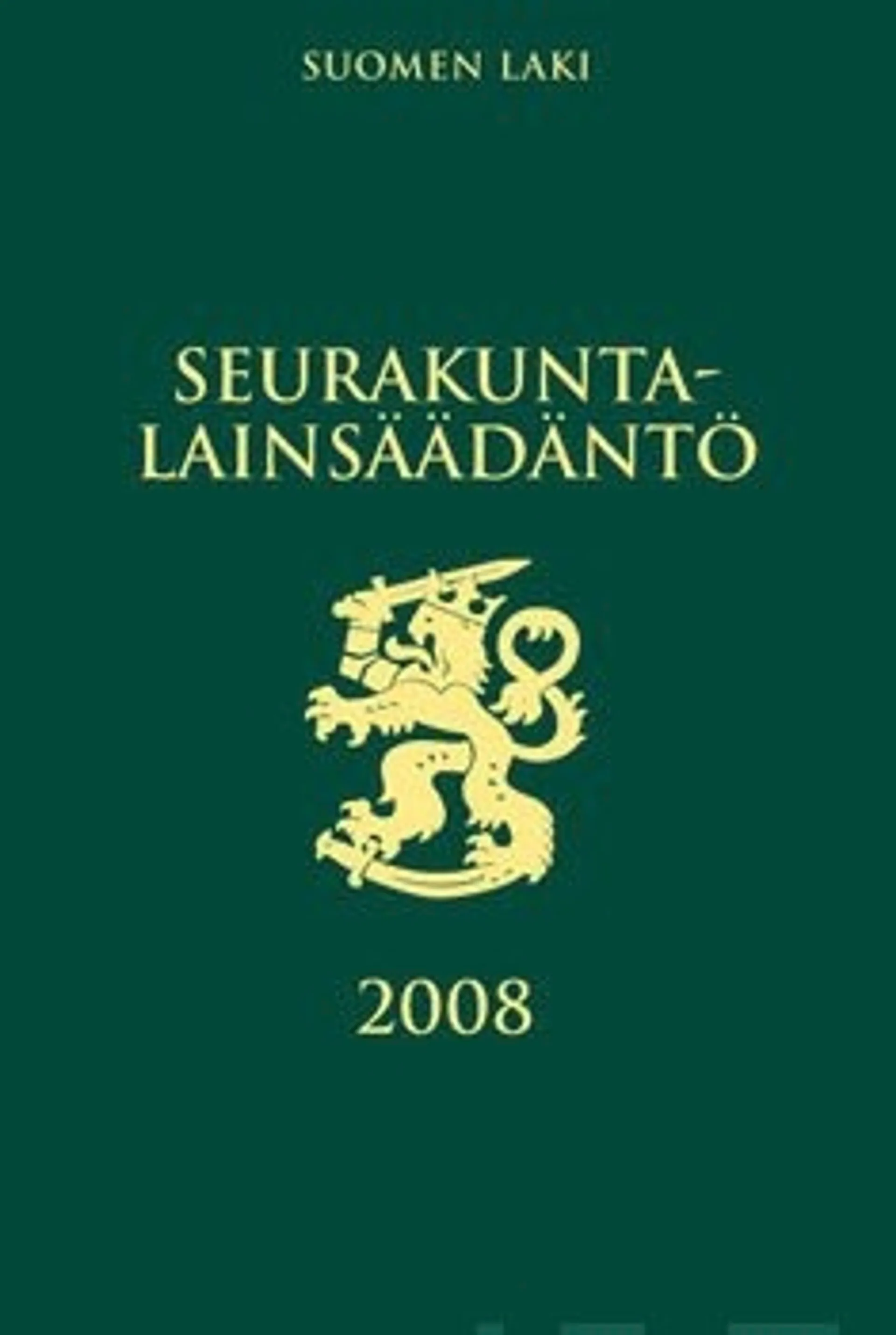 Seurakuntalainsäädäntö 2008