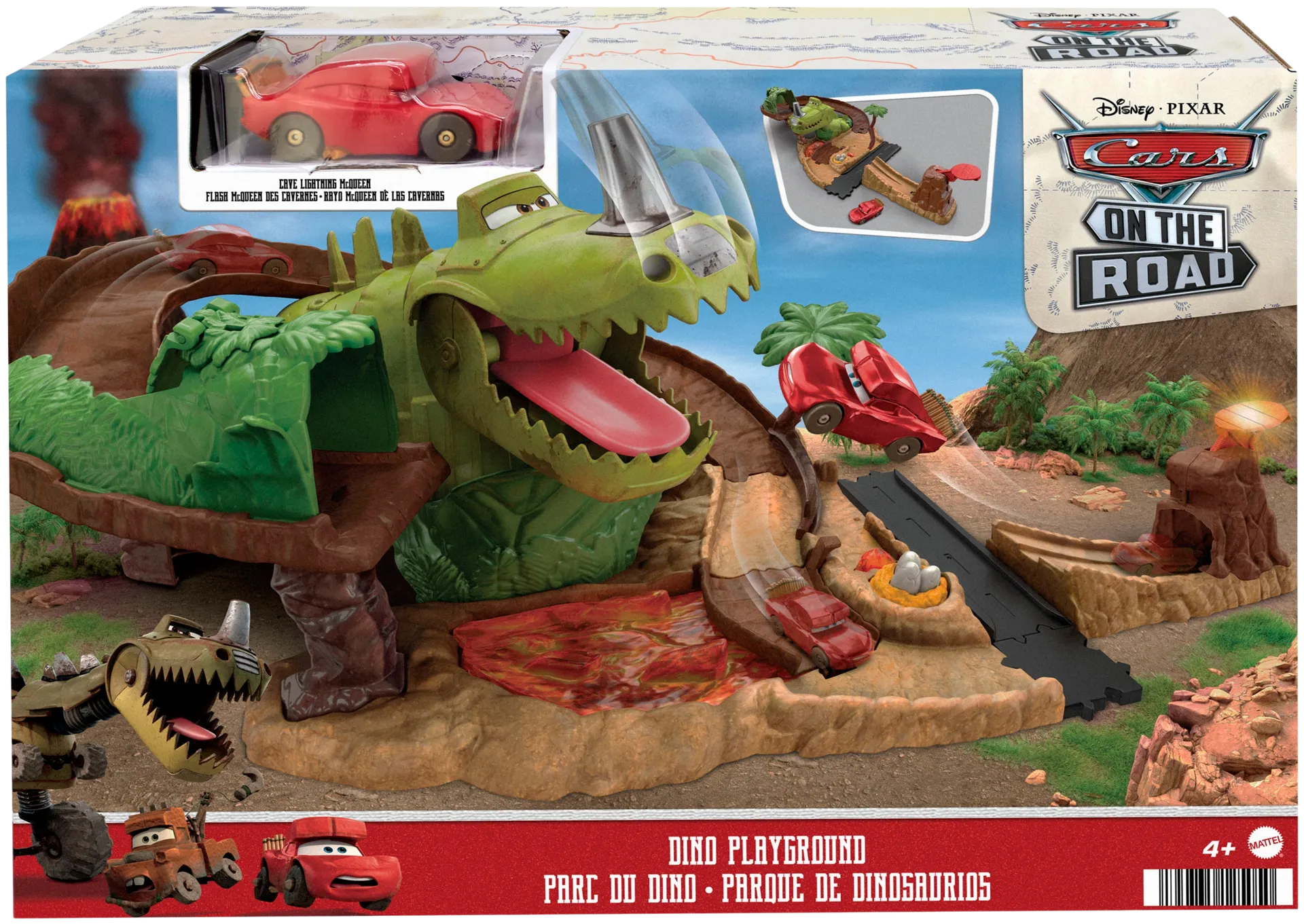 Disney Pixar Cars On the Road Dino Playground Playset - 1