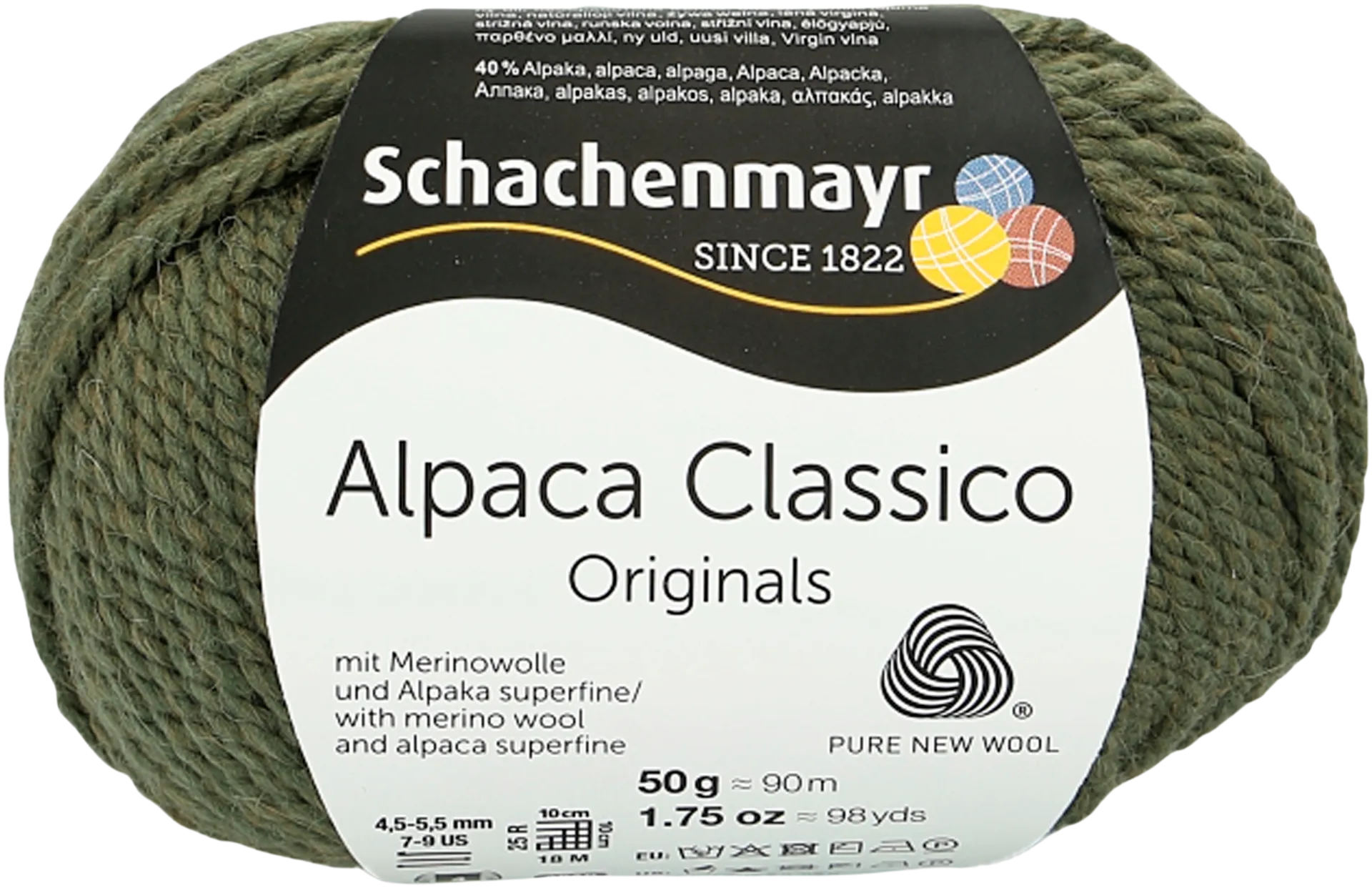 Schachenmayr neulelanka Alpaca Classico 50g vihreä - 1